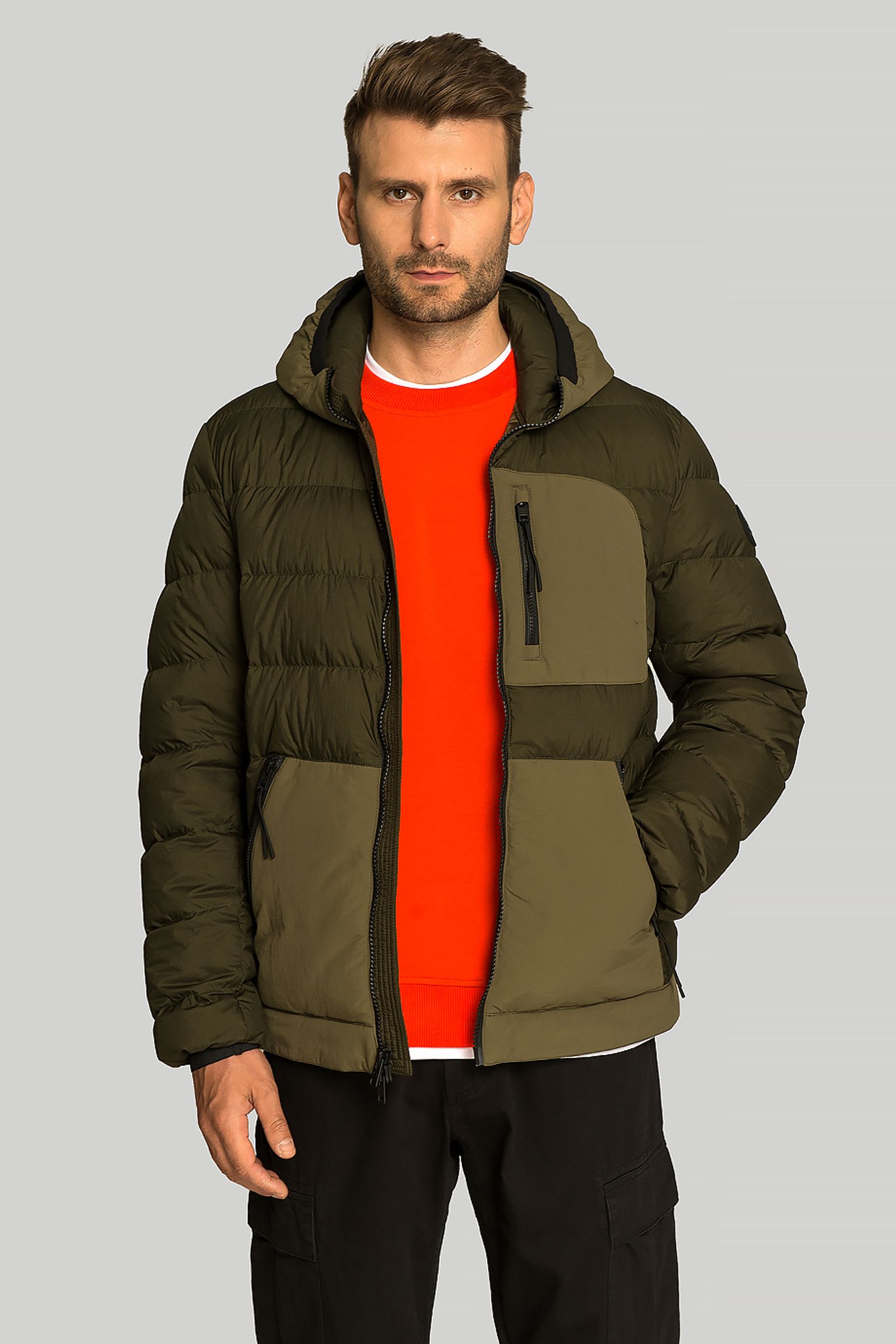 Пуховик Woolrich LOBSTER CRINKLE DOWN HYBRID купити в Україні