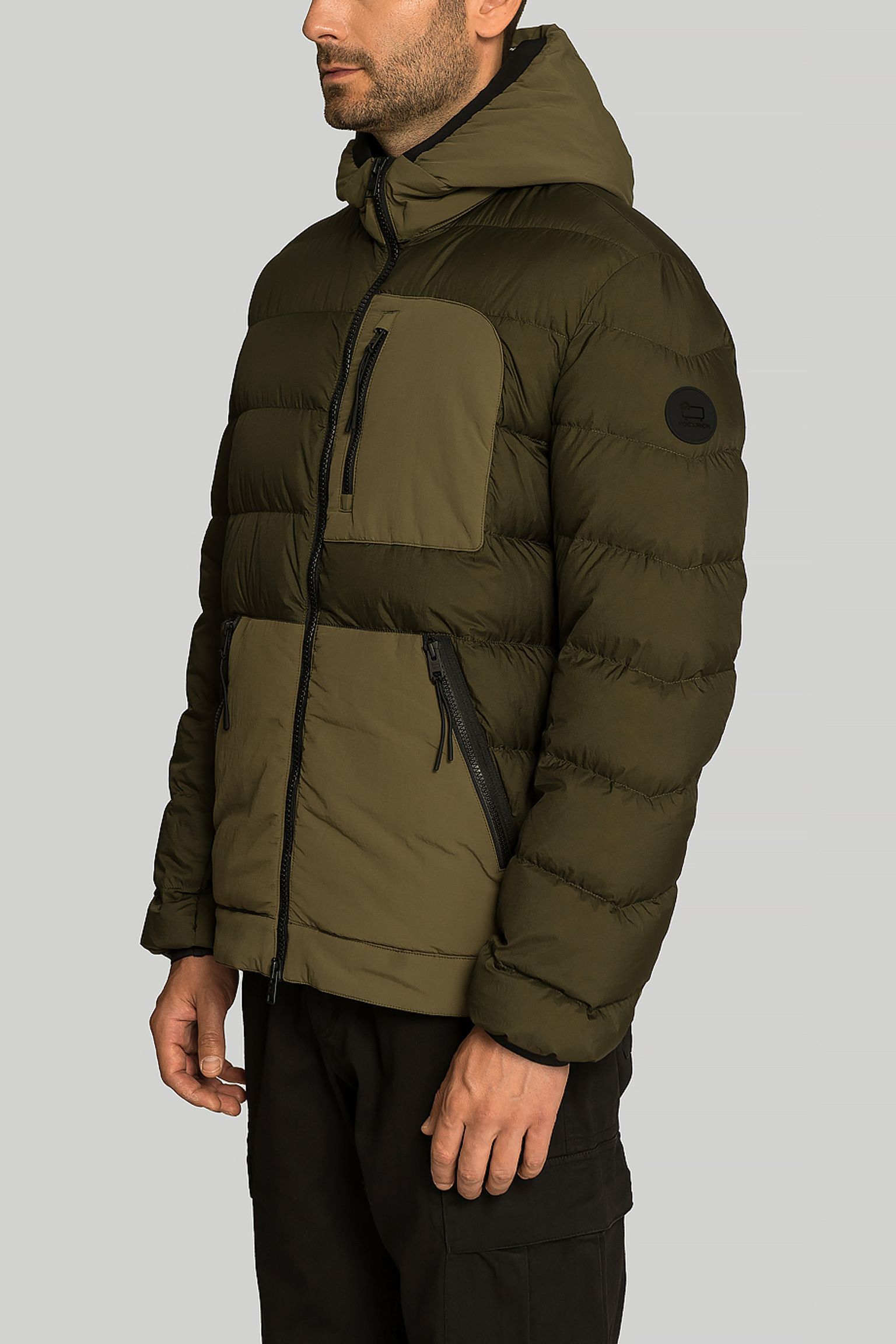 Широкий вибір Пуховик Woolrich LOBSTER CRINKLE DOWN HYBRID