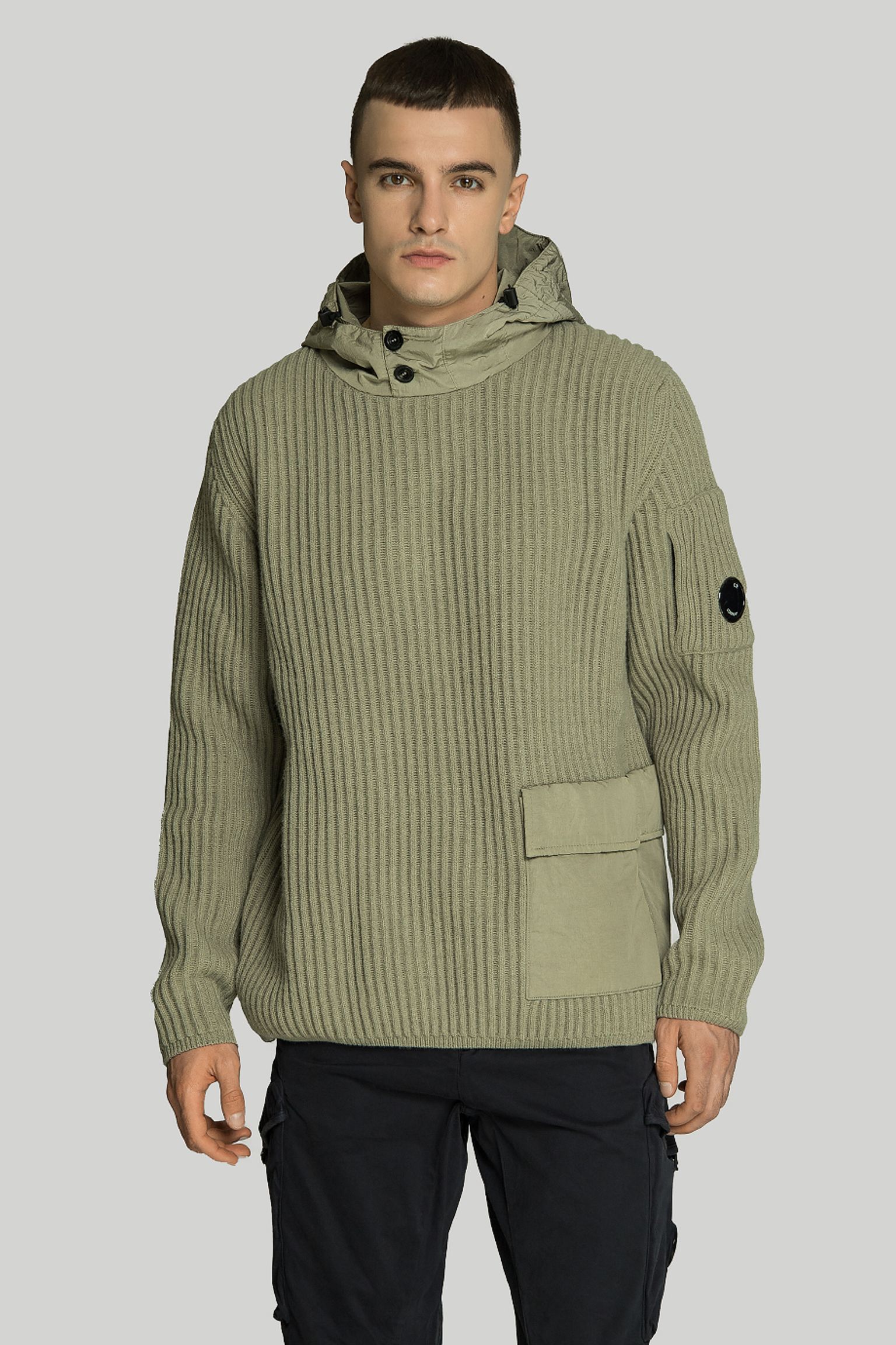 Худі LAMBSWOOL MIXED HOODED KNIT купити в Україні