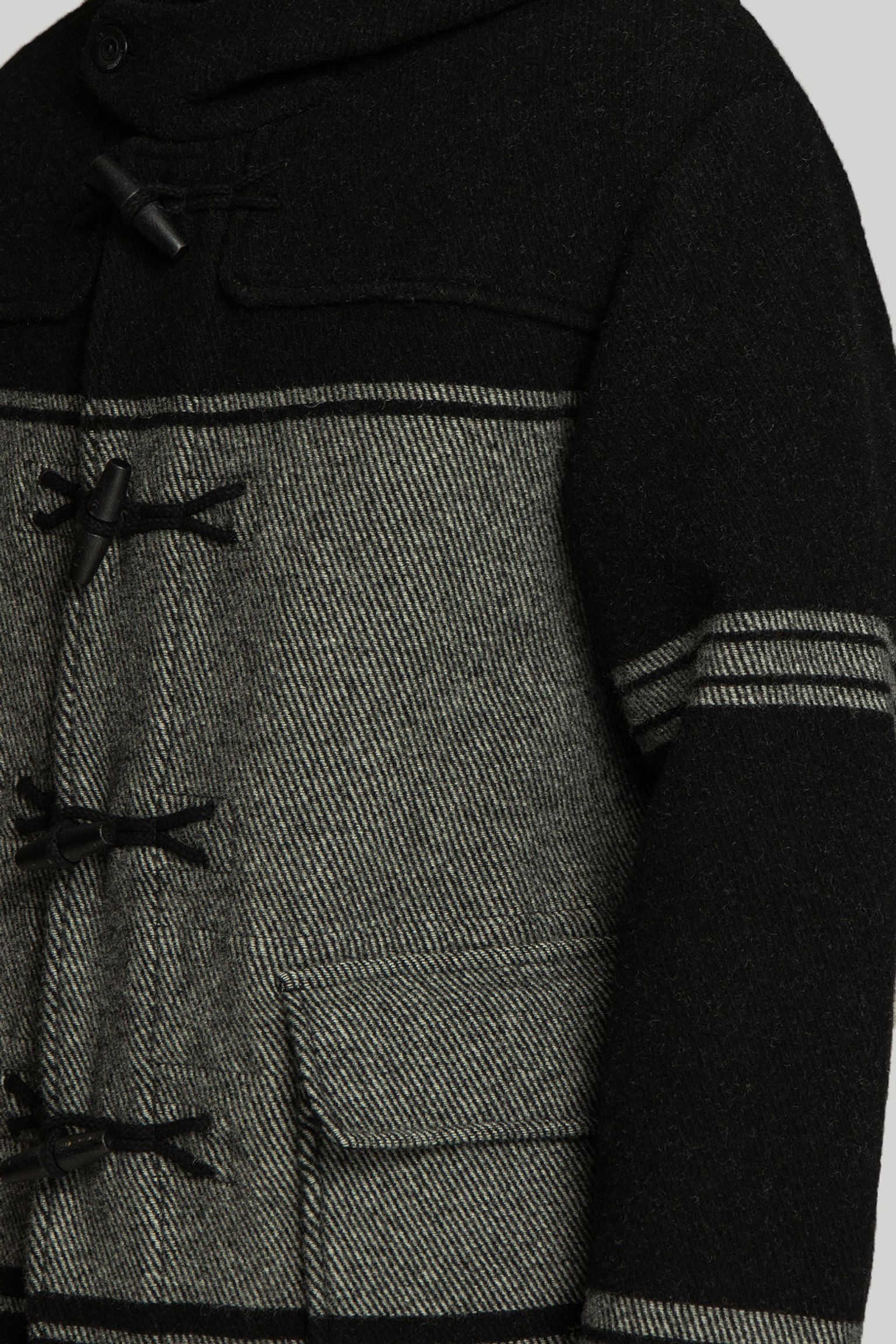 Пальто DUFFEL JACQUARD STRIPED COAT