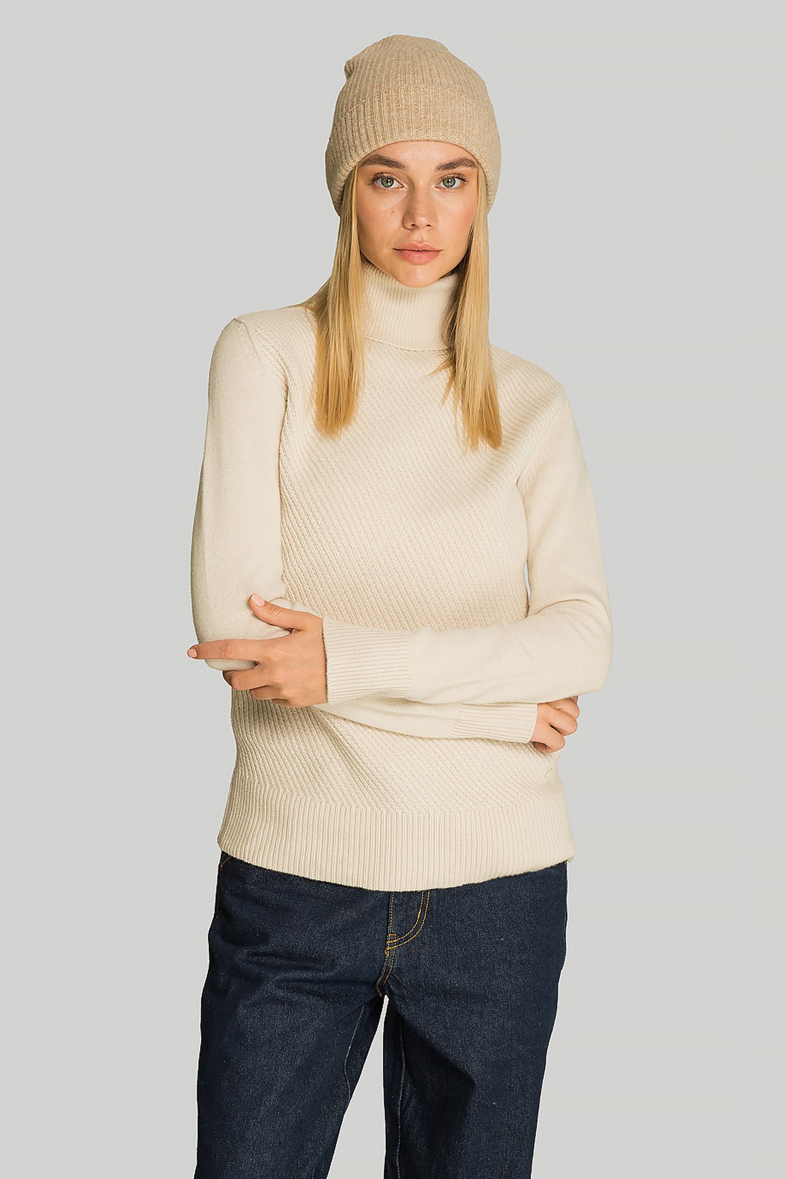 Светр DIAGONAL STITCH TURTLENECK