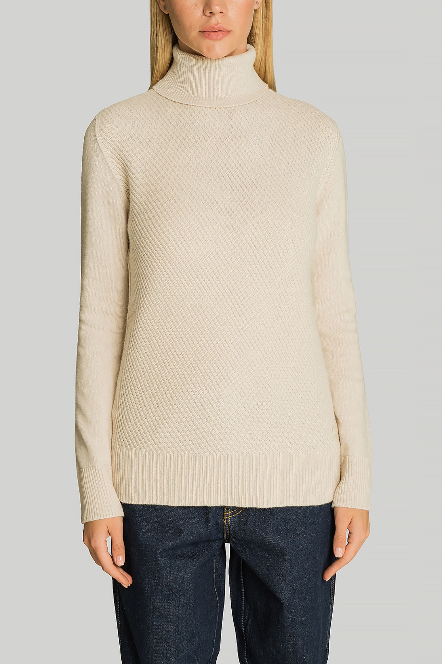 Свитер DIAGONAL STITCH TURTLENECK