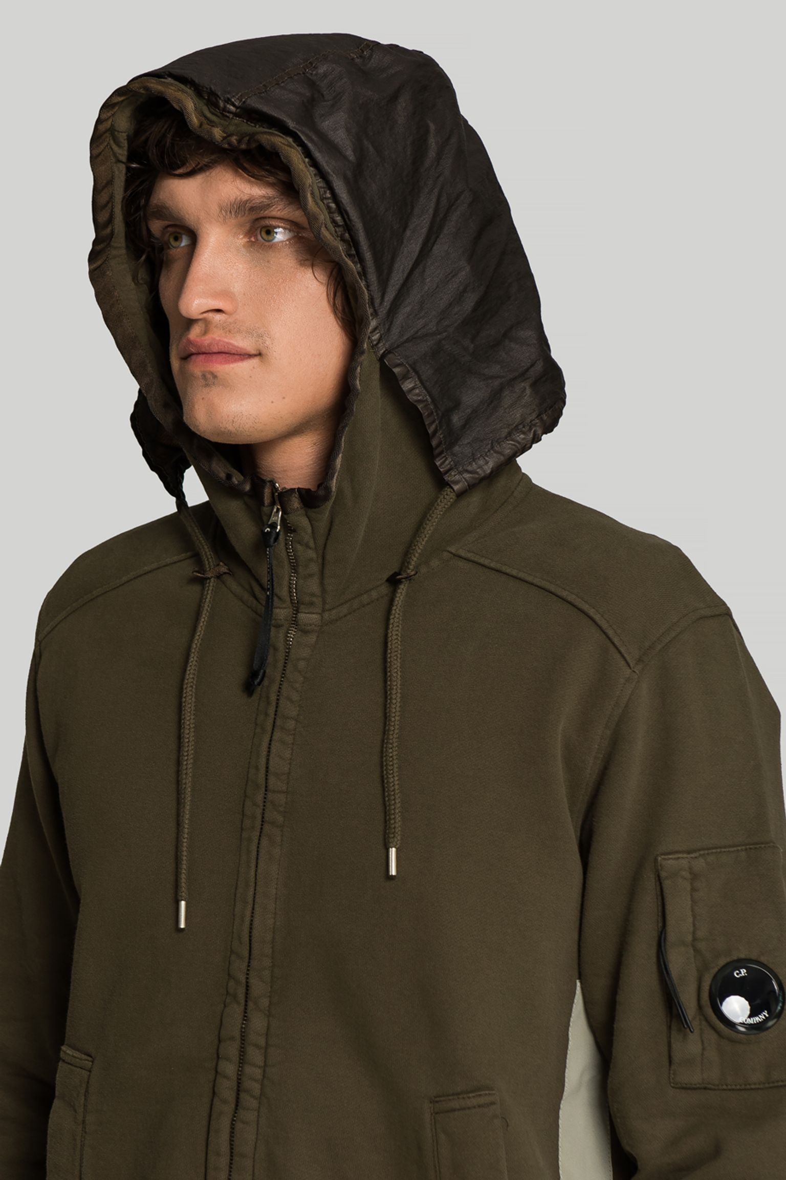 Широкий вибір Спортивна кофта DIAGONAL FLEECE 2/1 ZIPPED HOODIE