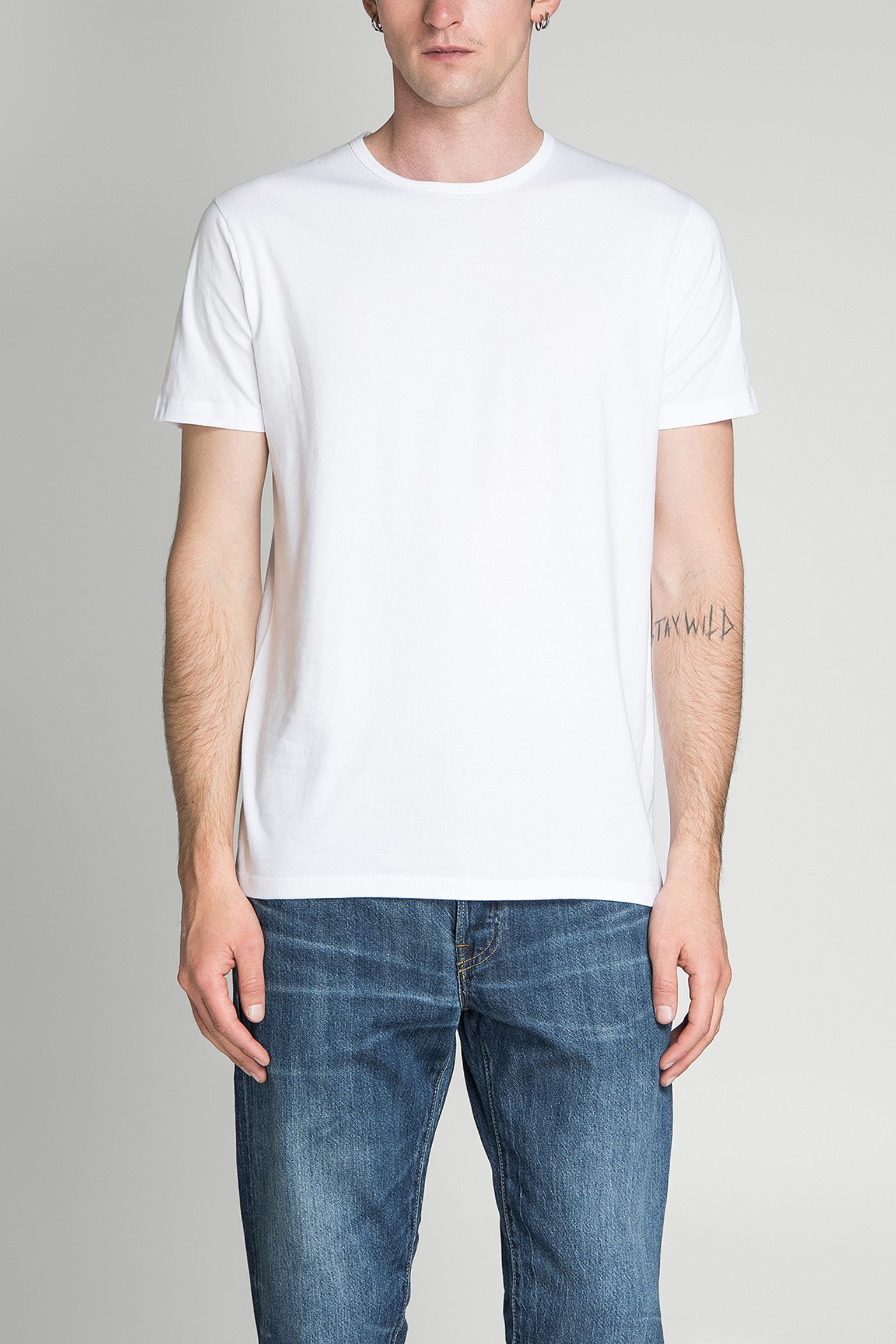 Футболка Double Pack SS Tee Single Jersey Tubular White box garment wash с доставкой