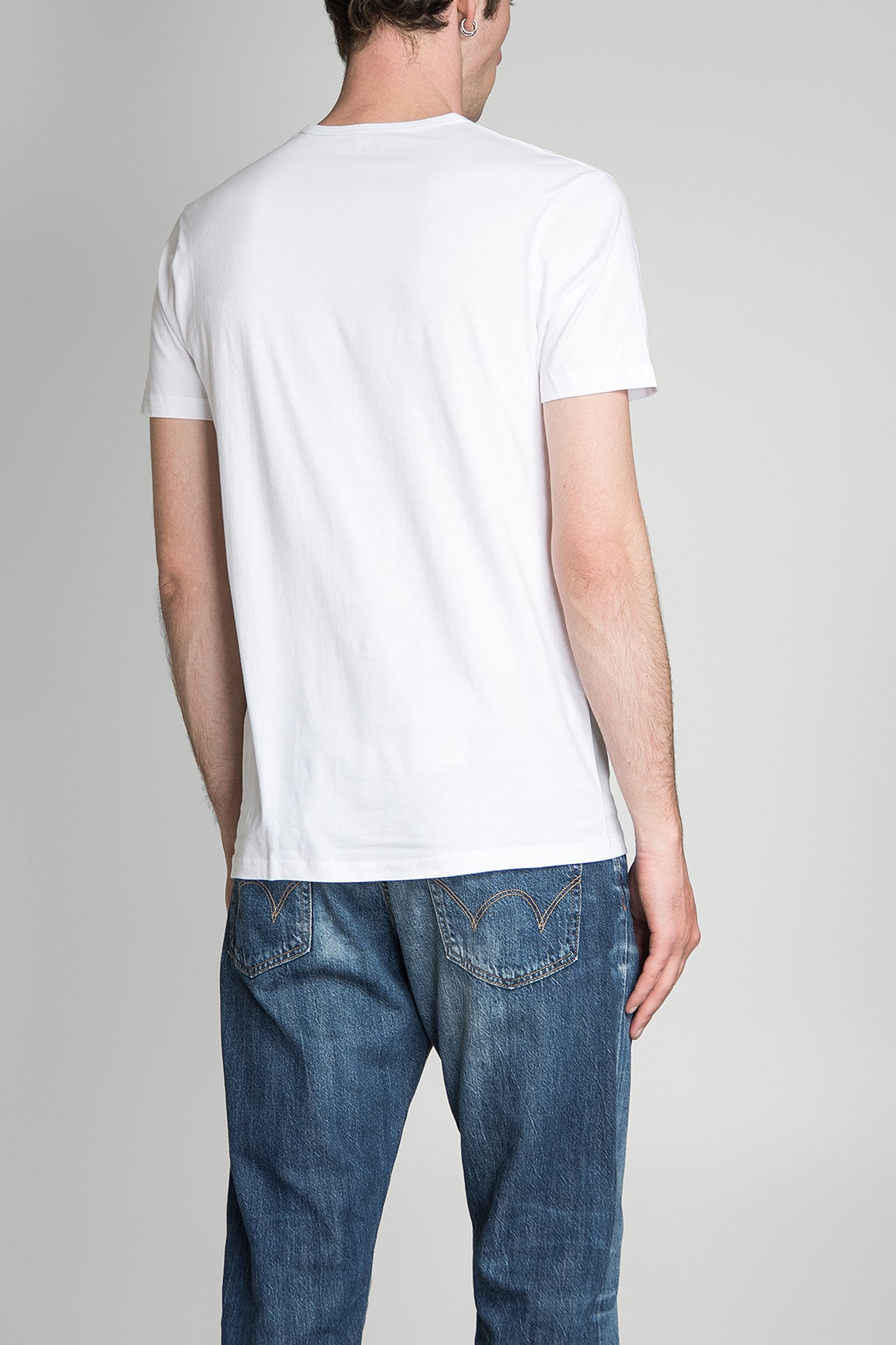 Стильные Футболка Double Pack SS Tee Single Jersey Tubular White box garment wash