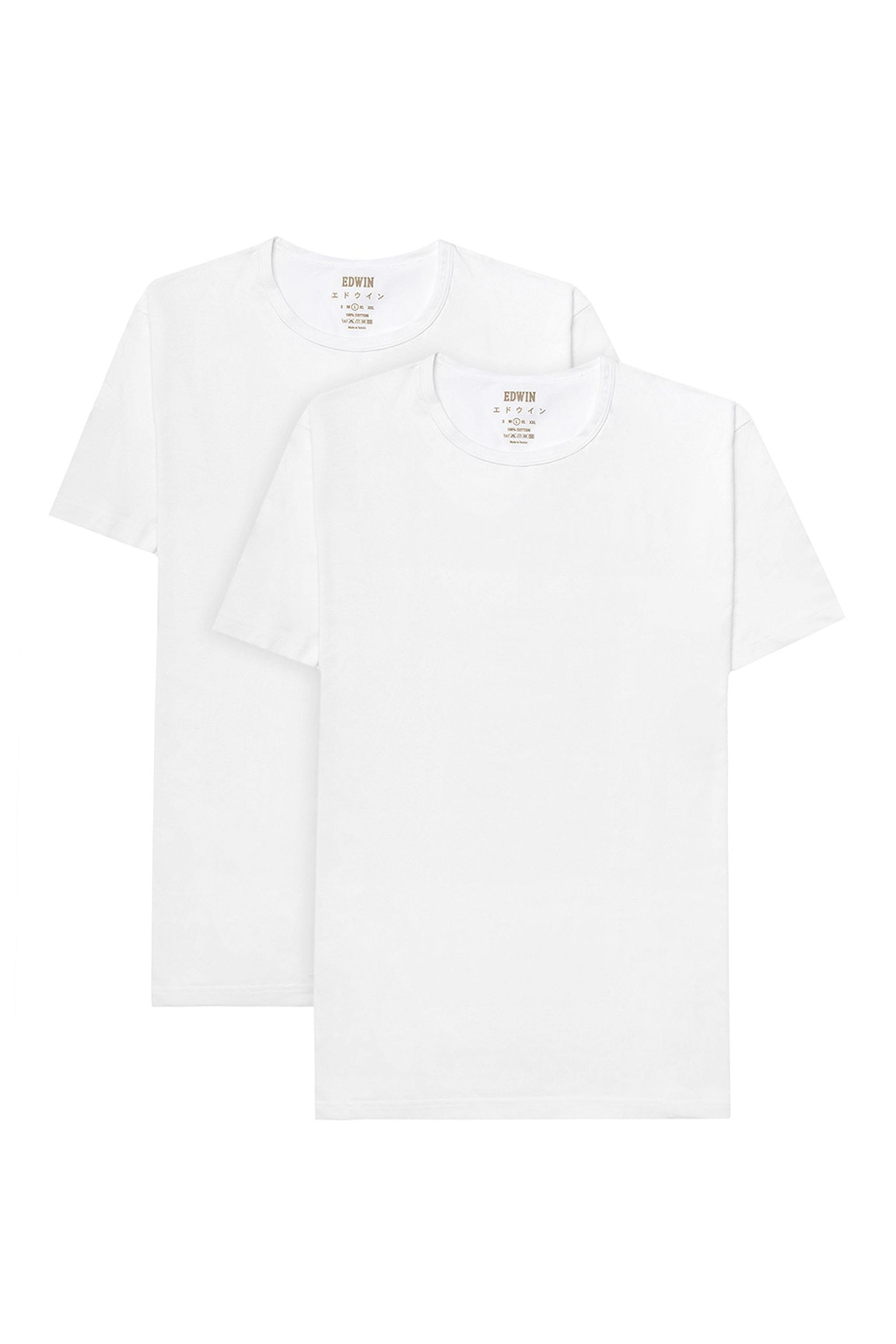 Футболка Double Pack SS Tee Single Jersey Tubular White box garment wash