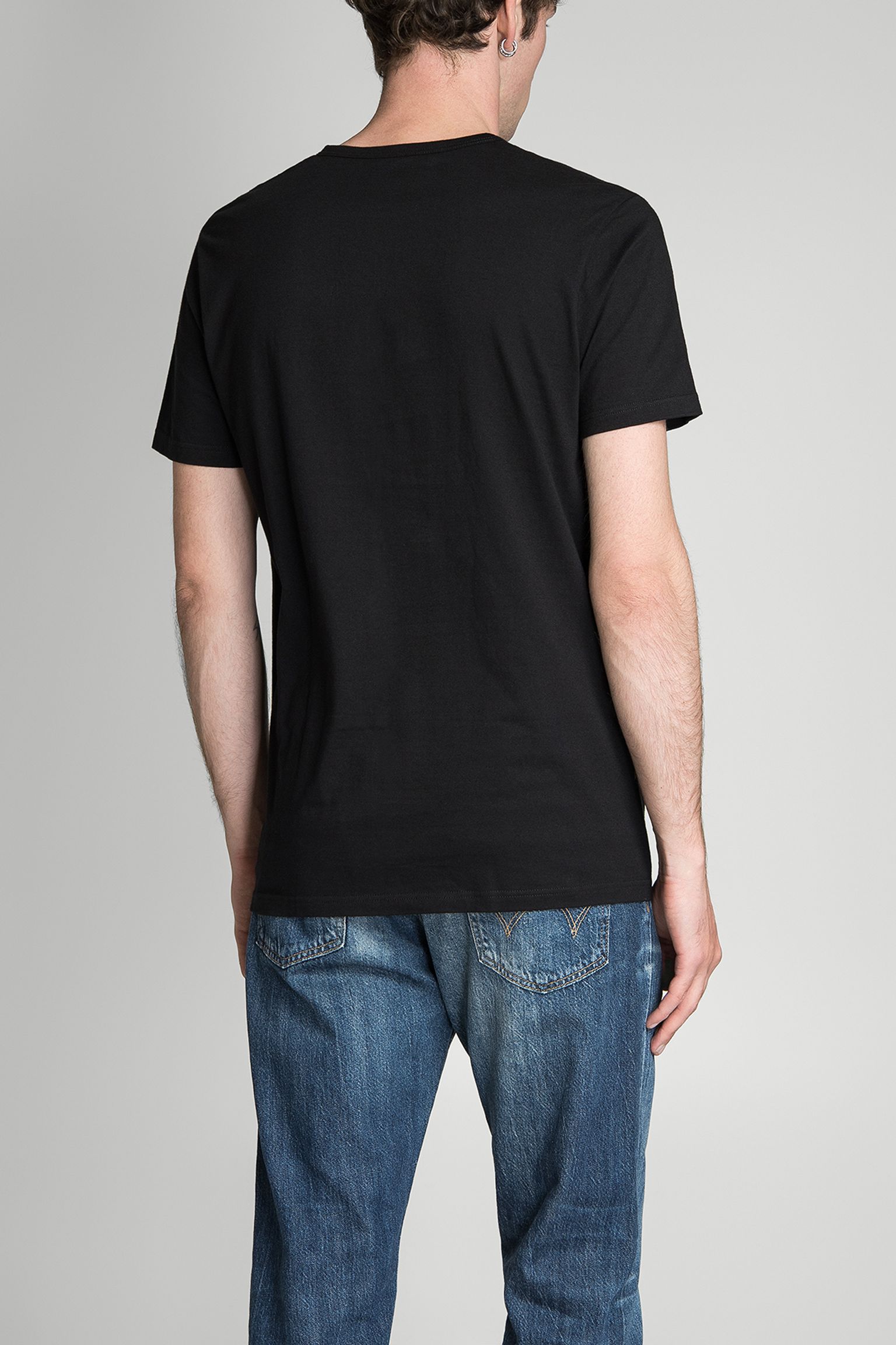 Стильные Футболка Double Pack SS Tee Single Jersey Tubular Black box garment wash