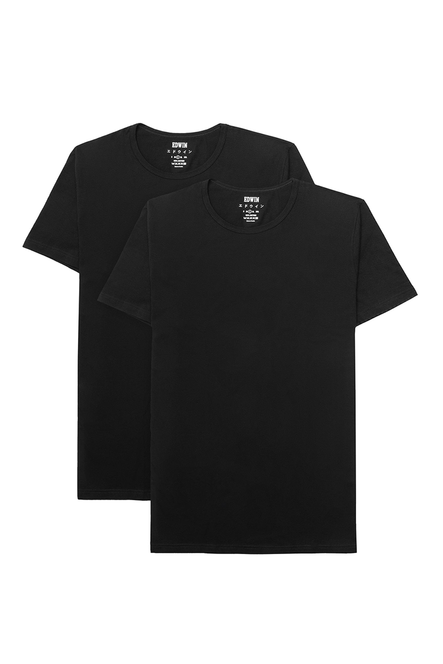 Футболка Double Pack SS Tee Single Jersey Tubular Black box garment wash