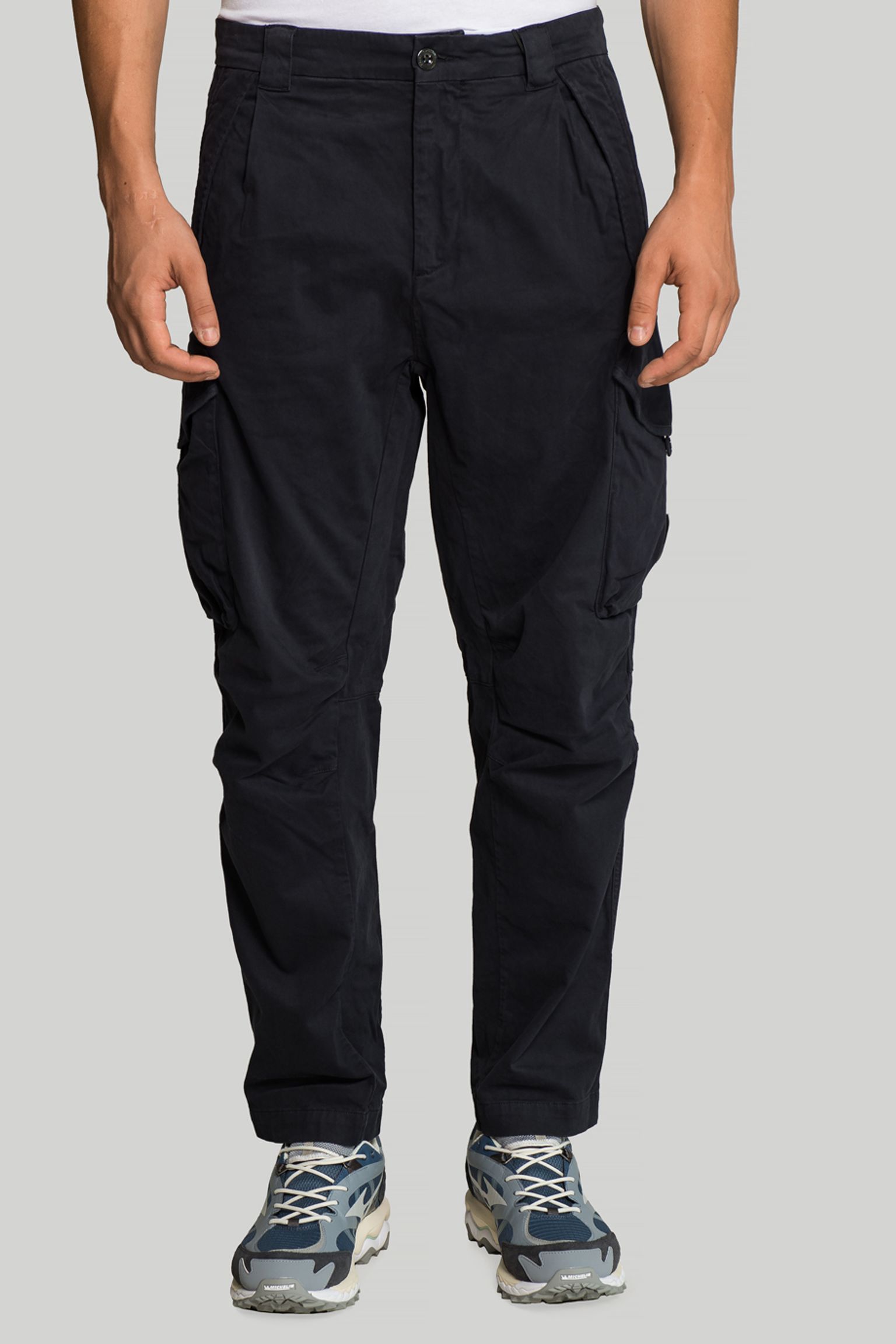 Брюки STRETCH SATEEN LOOSE CARGO PANTS