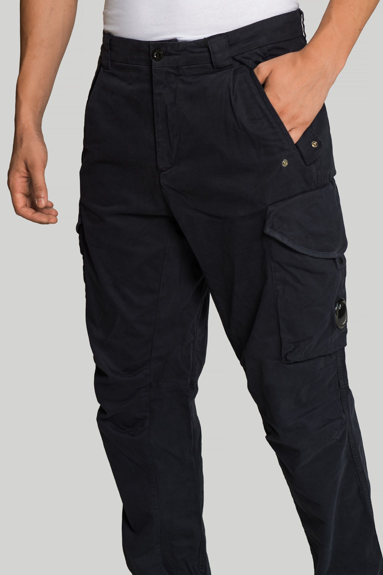 Брюки STRETCH SATEEN LOOSE CARGO PANTS