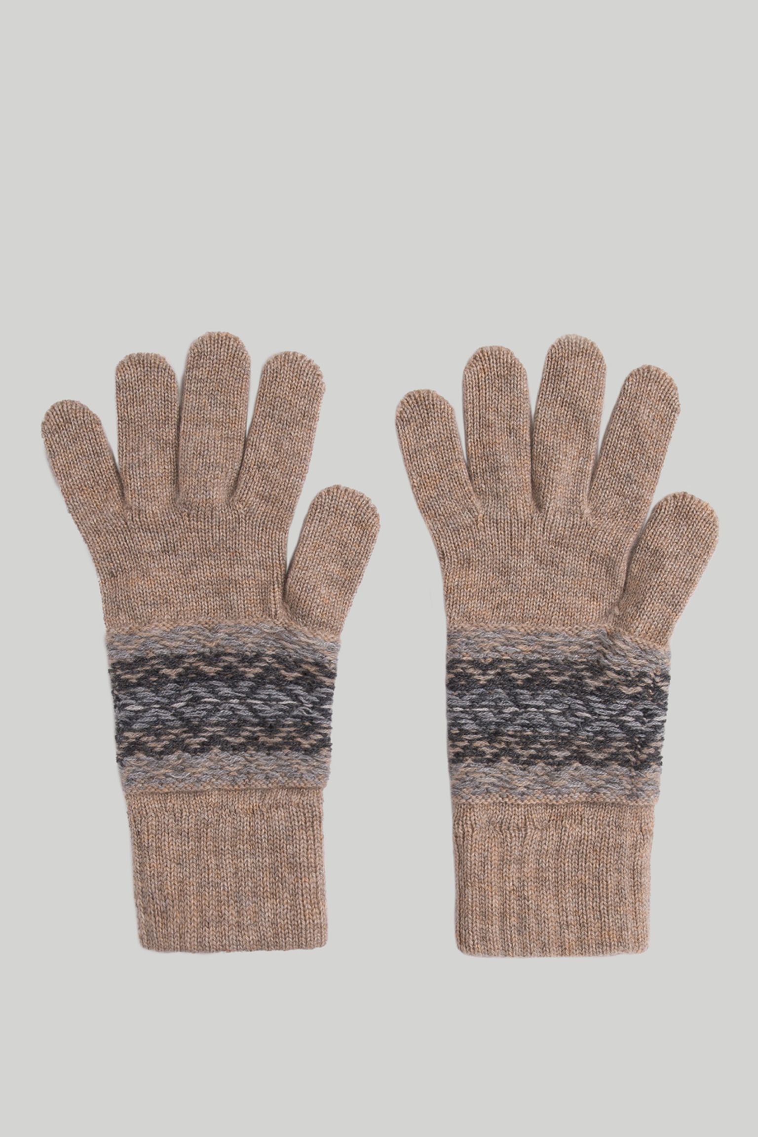 Перчатки   CASHMERE REVERSE FAIRISLE GLOVE