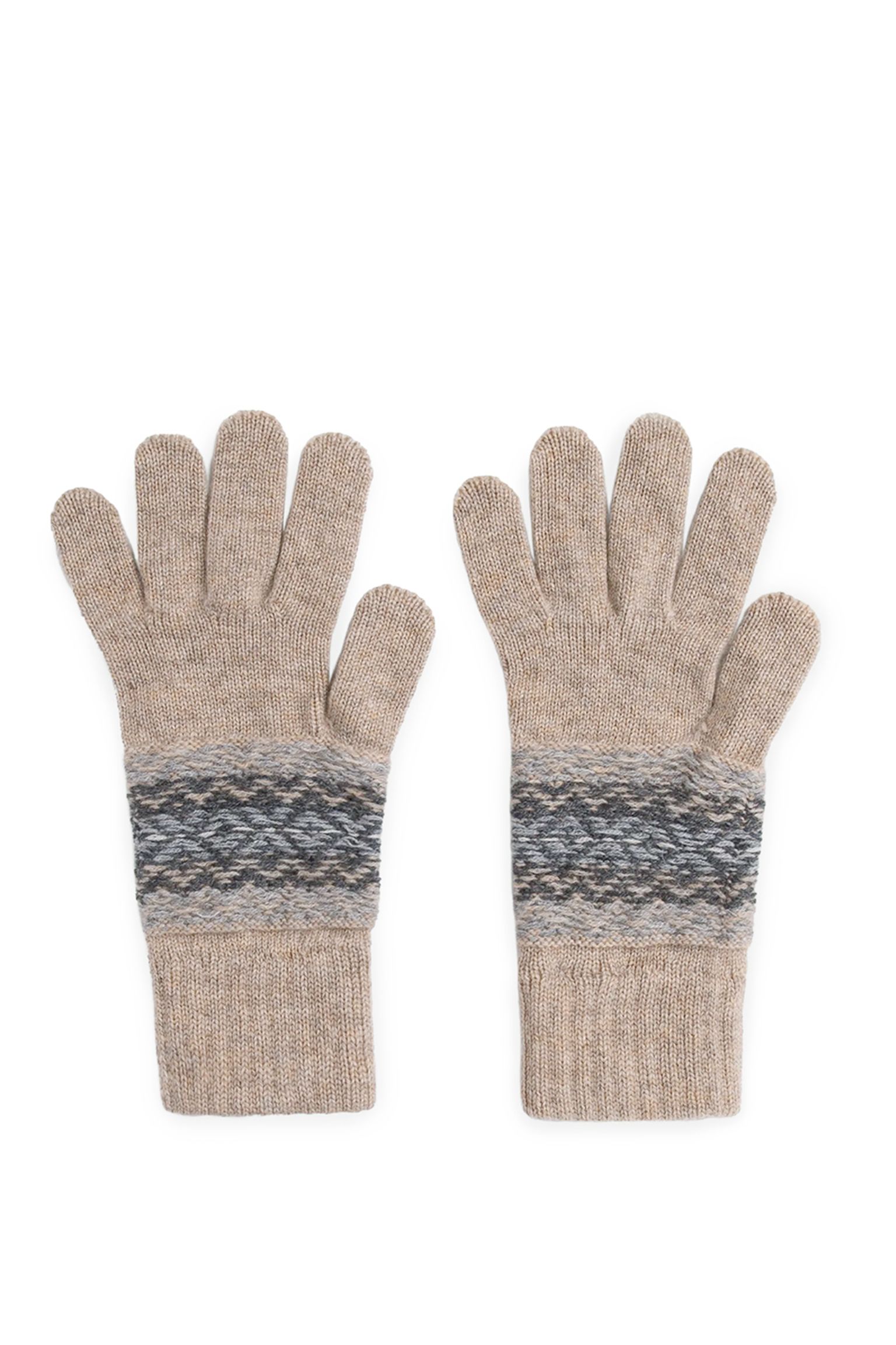 Перчатки   CASHMERE REVERSE FAIRISLE GLOVE