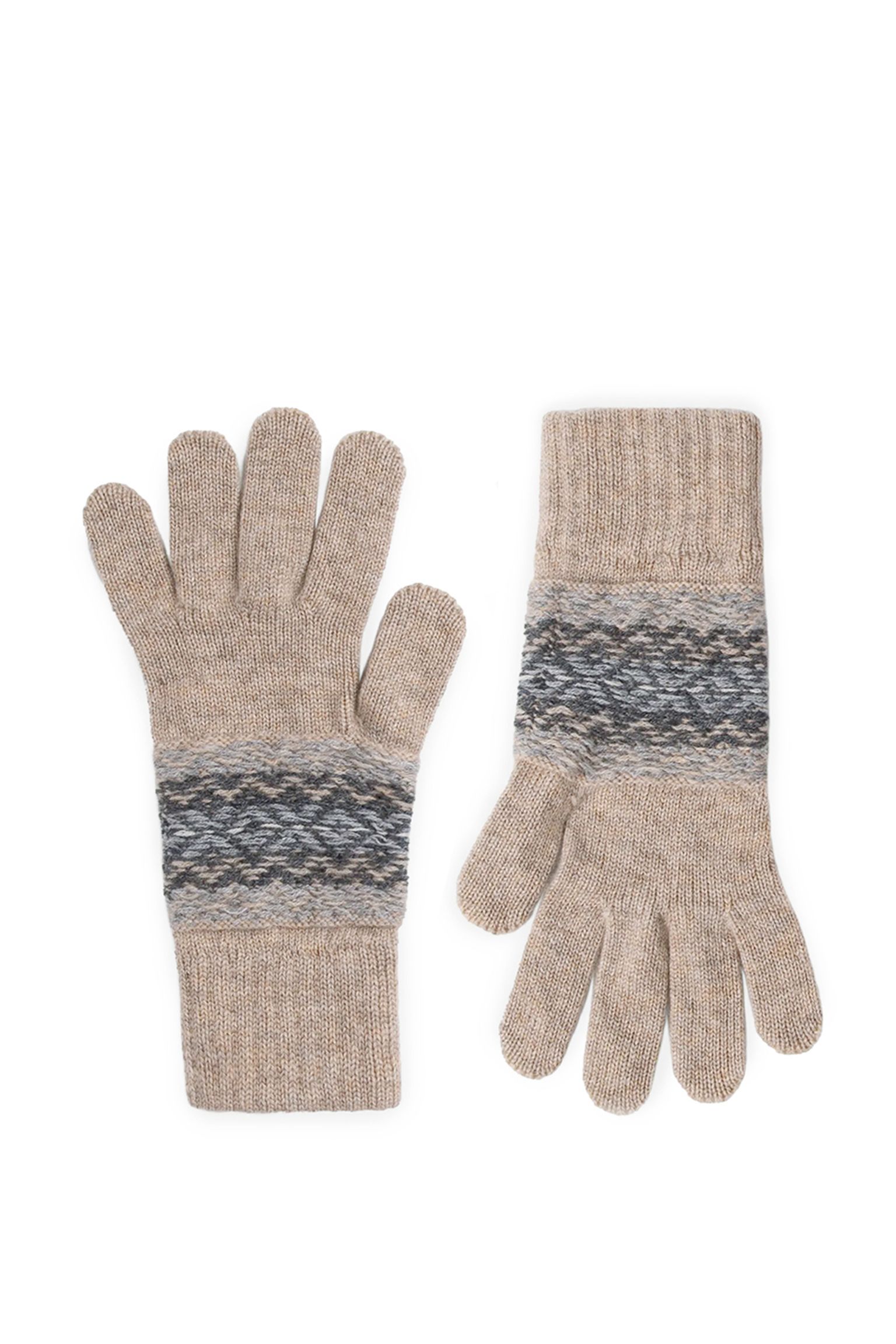 Рукавички   CASHMERE REVERSE FAIRISLE GLOVE купити