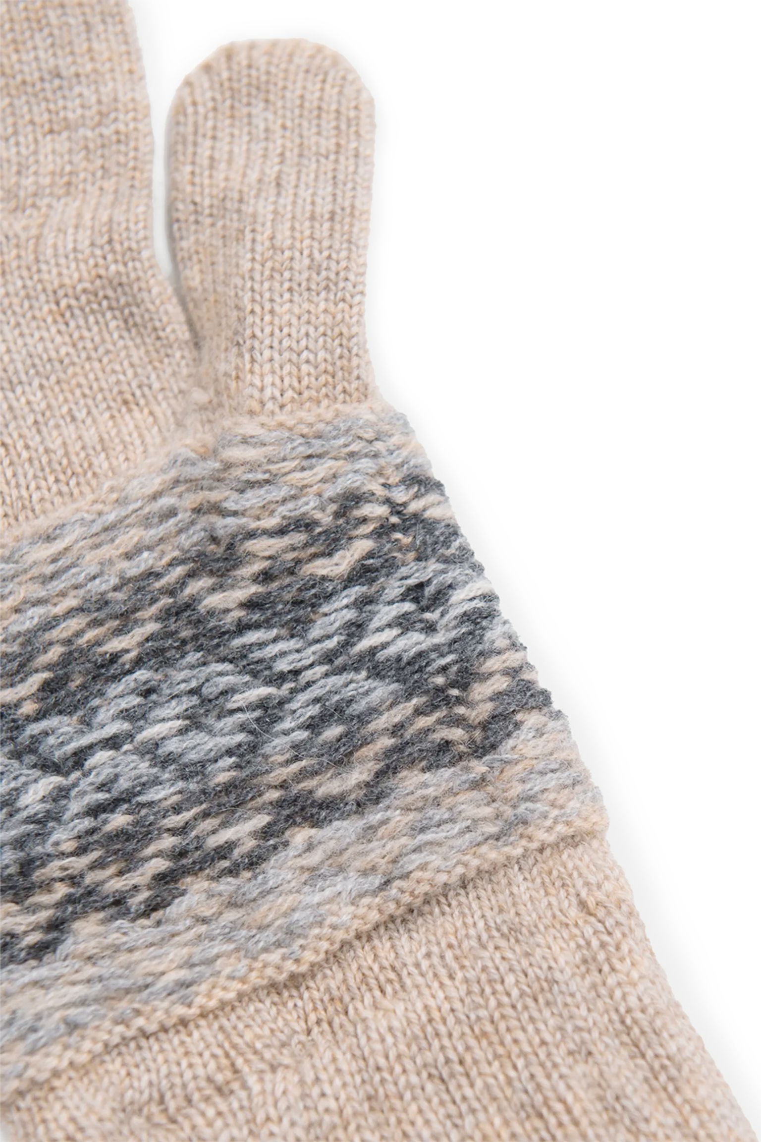 Перчатки   CASHMERE REVERSE FAIRISLE GLOVE