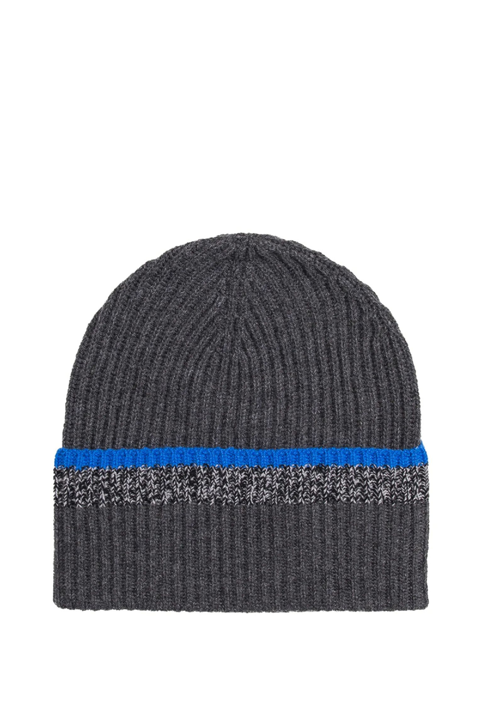 Шапка   CASHMERE REVERSE FAIRISLE BEANIE купить