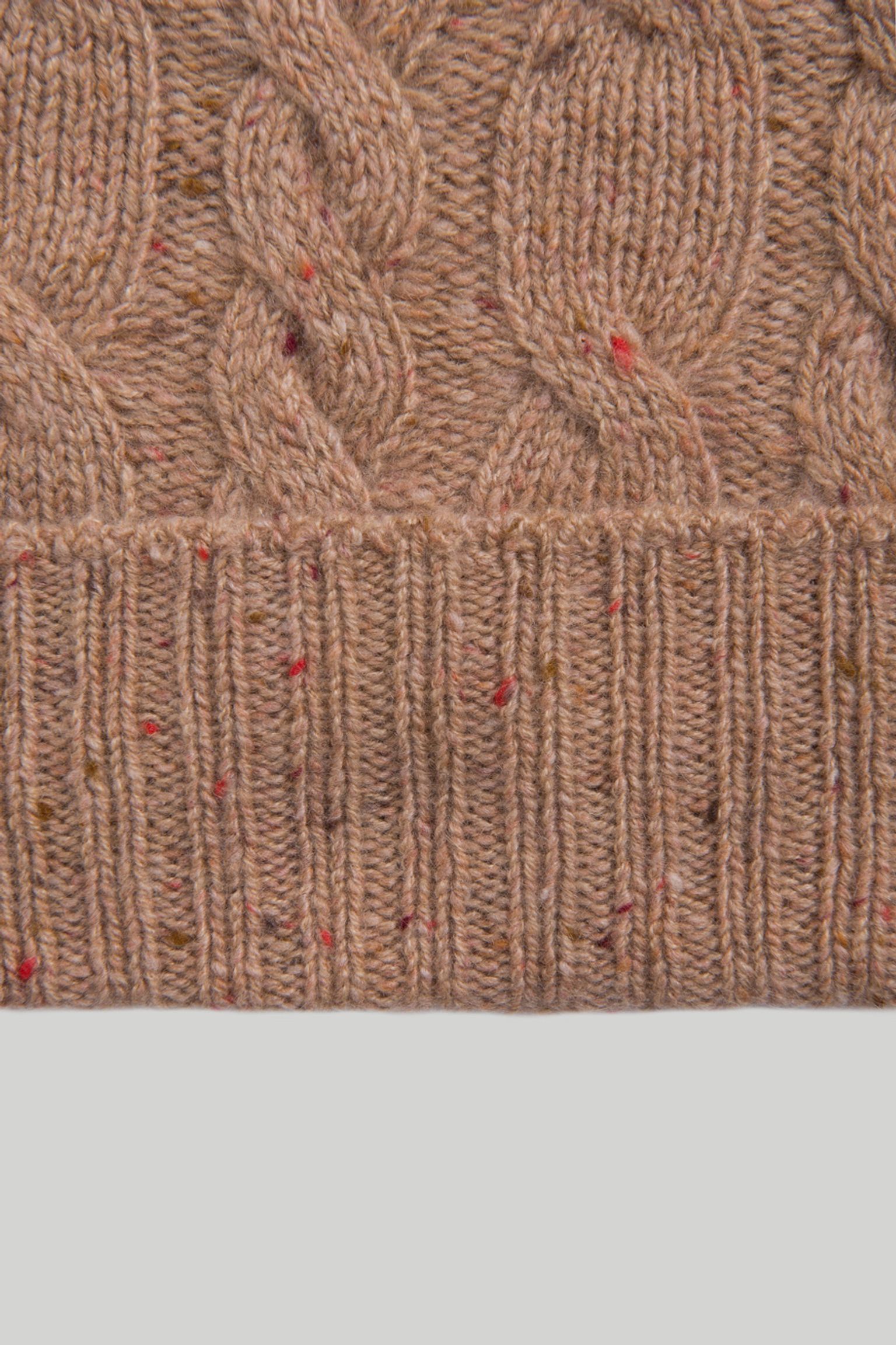 Шапка   CASHMERE DONEGAL CABLE BEANIE с доставкой