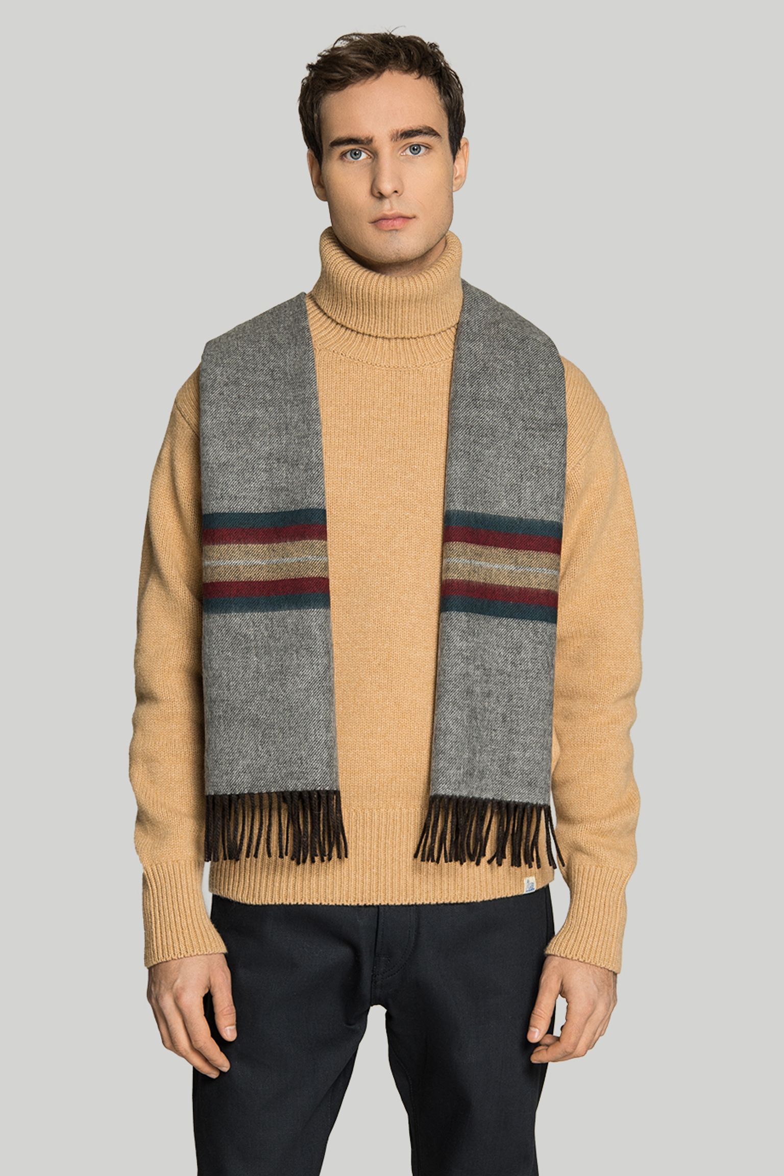 Шарф   STRIPE REVERSIBLE DONEGAL SCARF