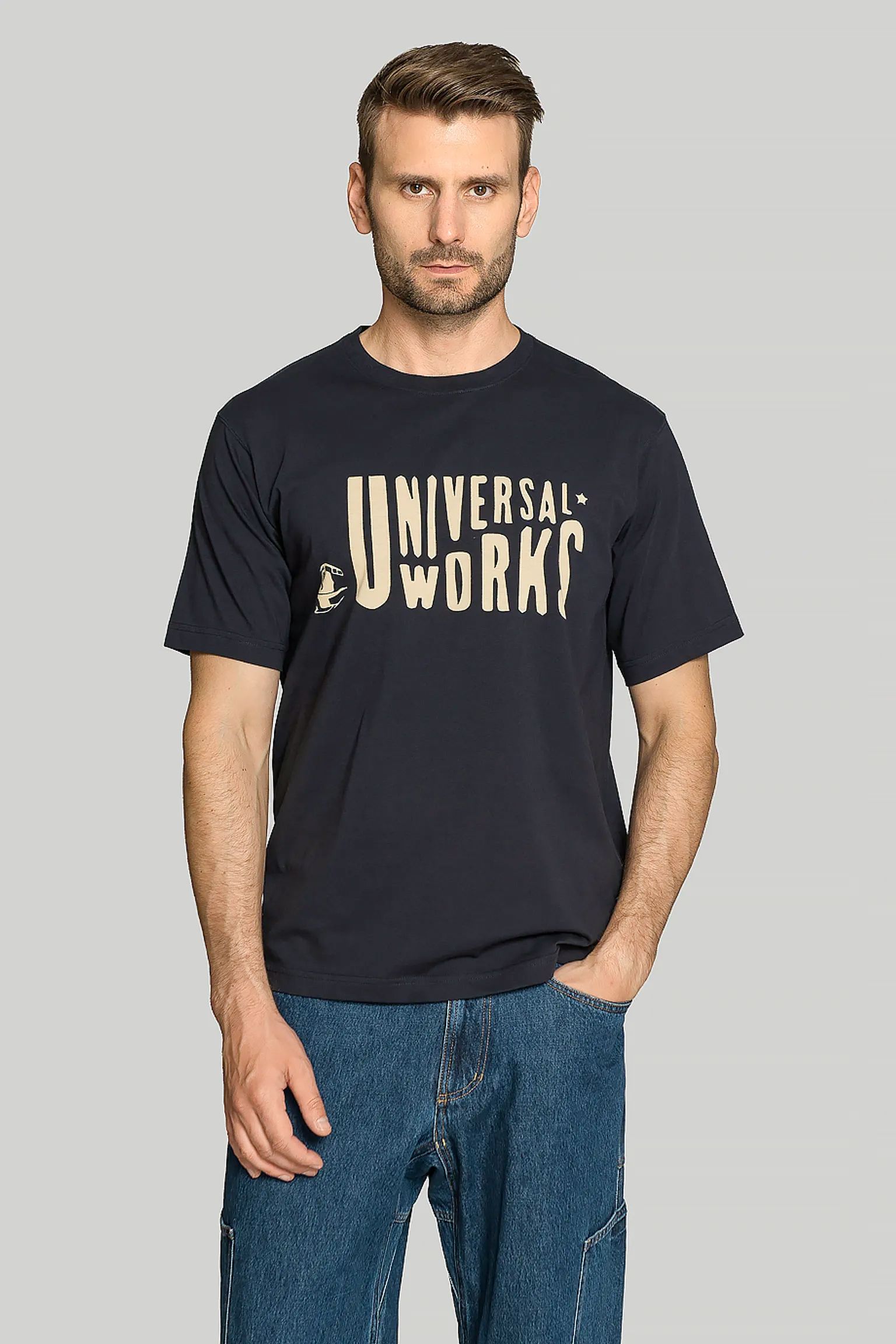 Футболка Universal Works MYSTERY TRAIN PRINT TEE купить в Украине