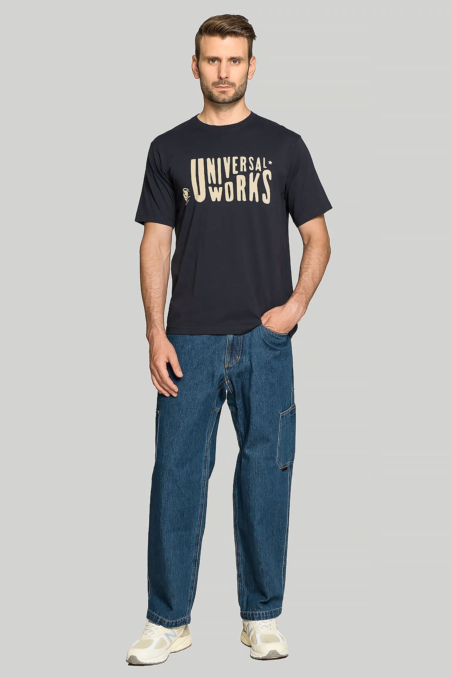 Футболка Universal Works MYSTERY TRAIN PRINT TEE с доставкой