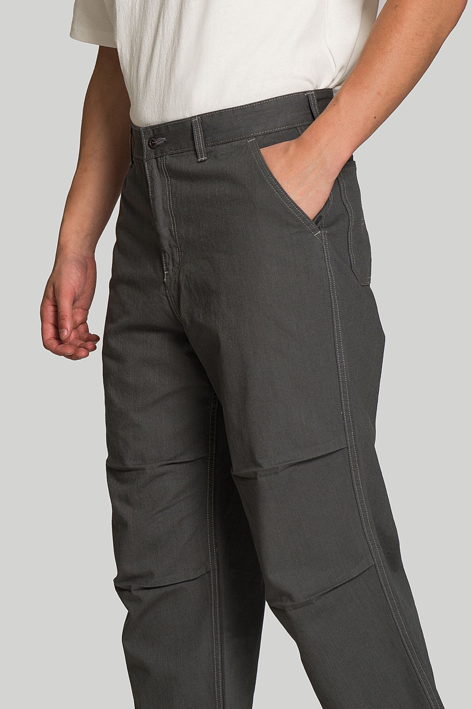 Брюки SLUB COTTON TWO TUCK PANTS