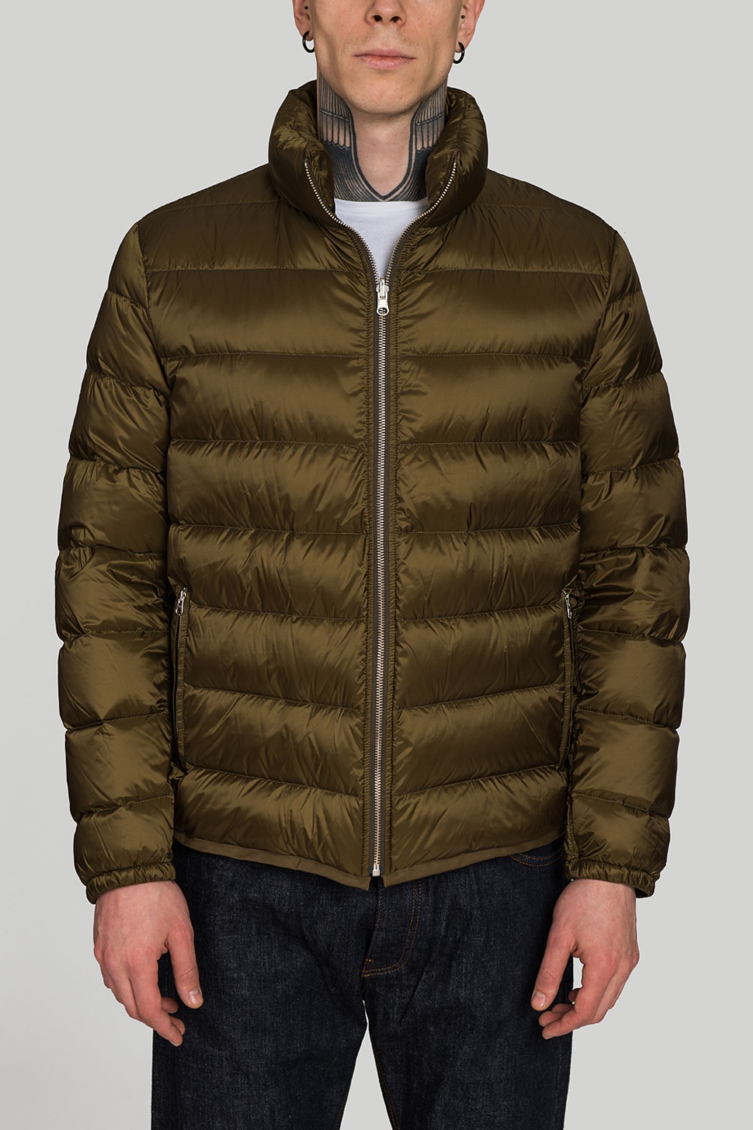 Стильные Пуховик Ten C DOWN LINER WHIT POCKETS