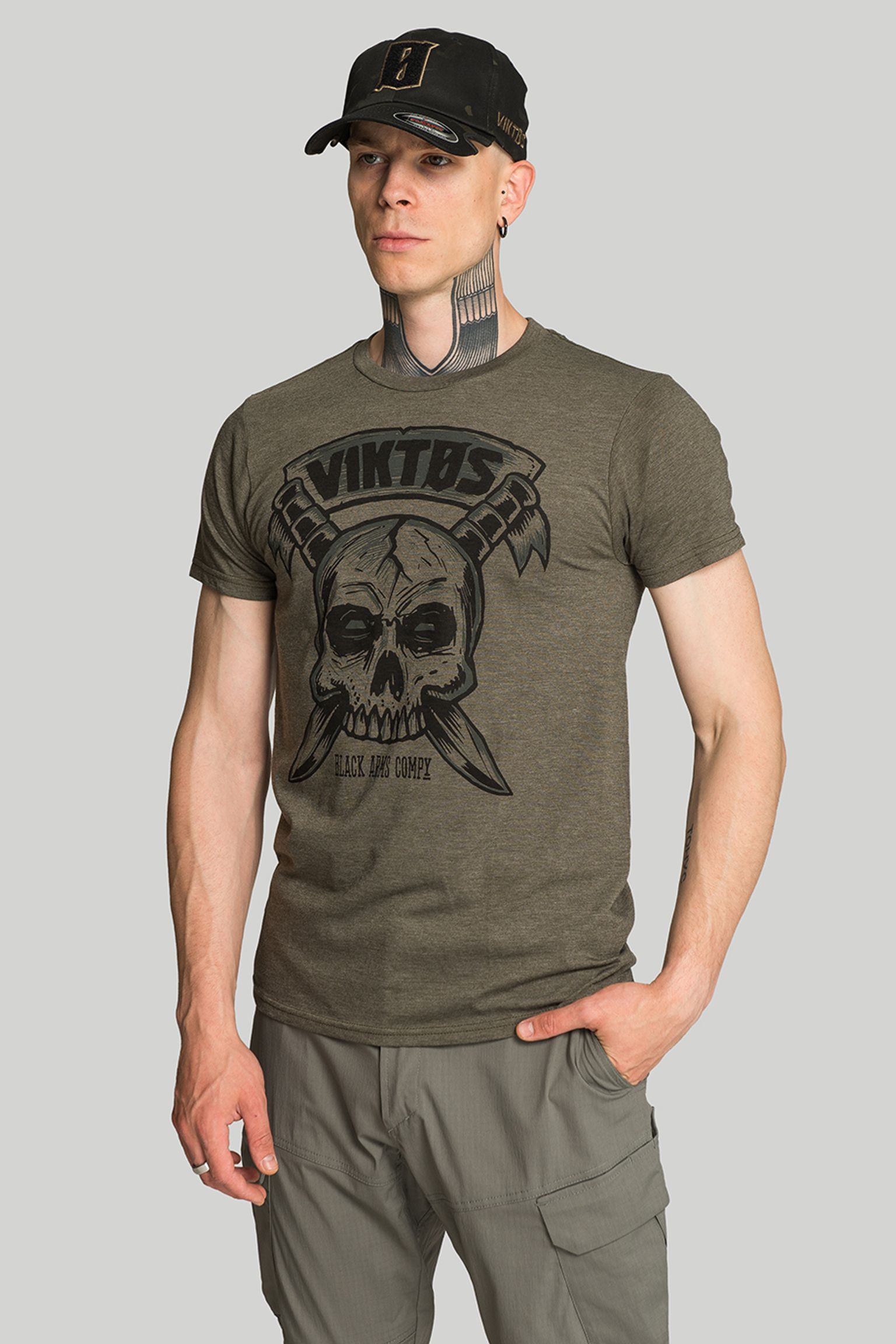 Футболка VIKTOS TEE KBARRED OLIVE HEATHER купить в Украине