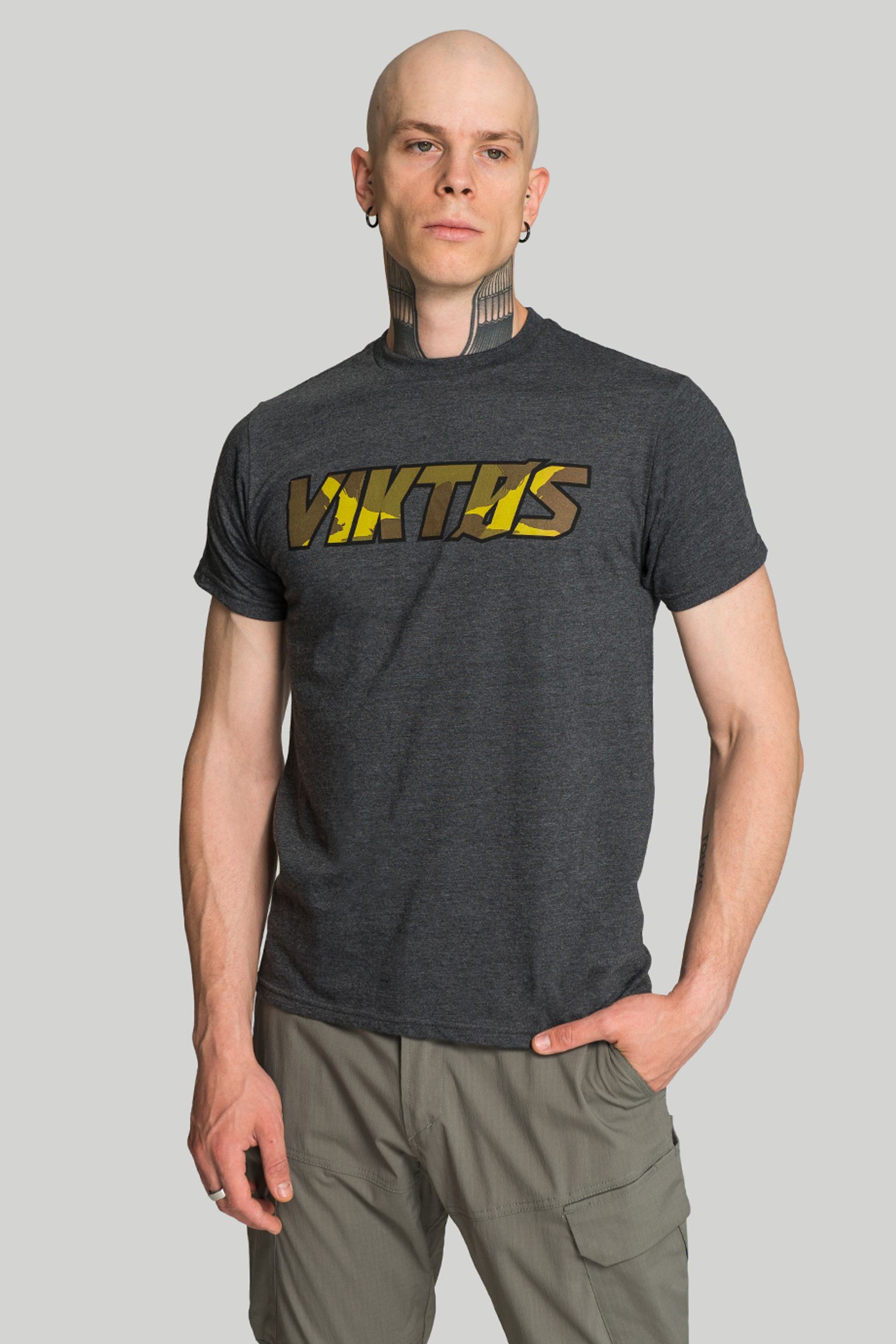 Футболка VIKTOS TEE BRUSHSTROKE CHARCOAL HEATHER купить в Украине