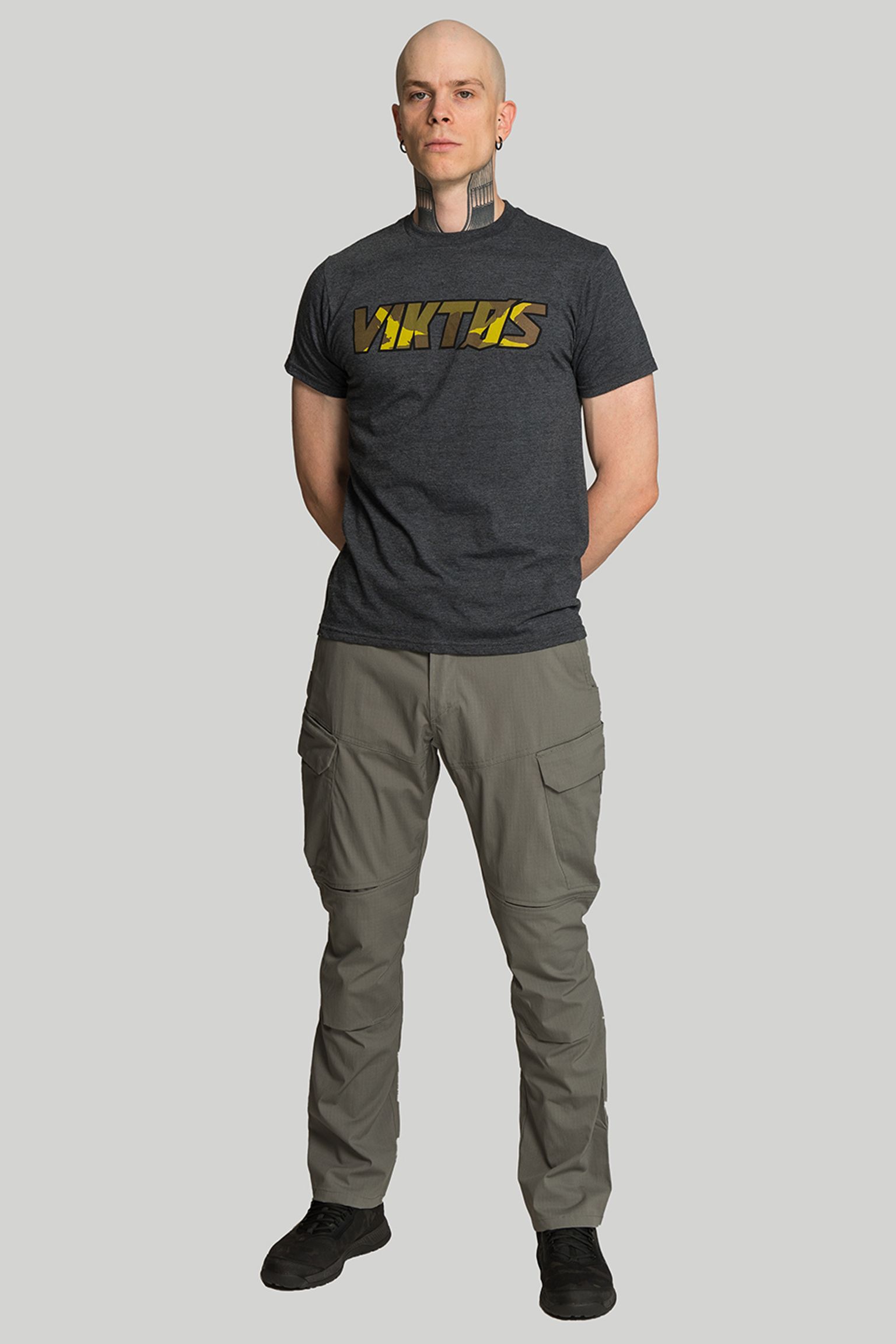 Футболка VIKTOS TEE BRUSHSTROKE CHARCOAL HEATHER с доставкой