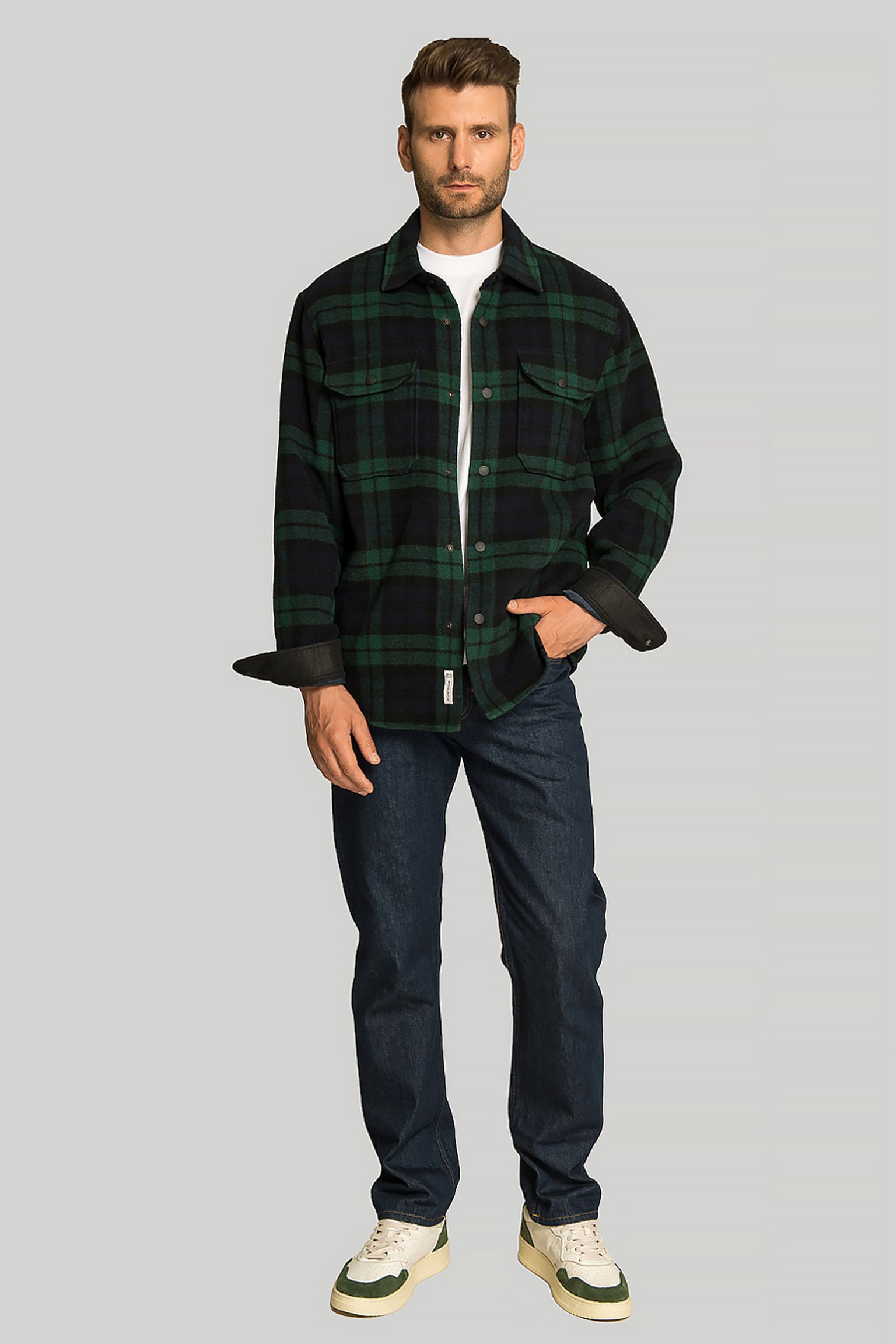 Овершот Woolrich ALASKAN BONDED OVERSHIRT