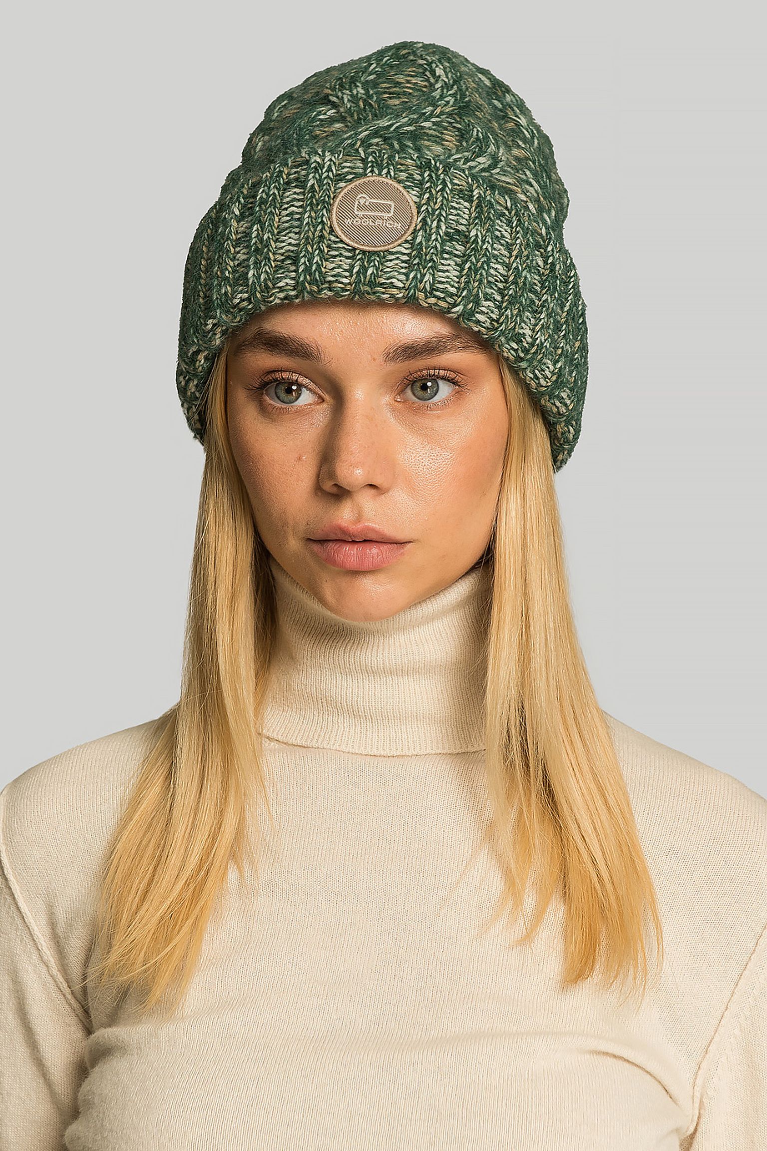 Шапка CABLE MOULINE WOOL BEANIE