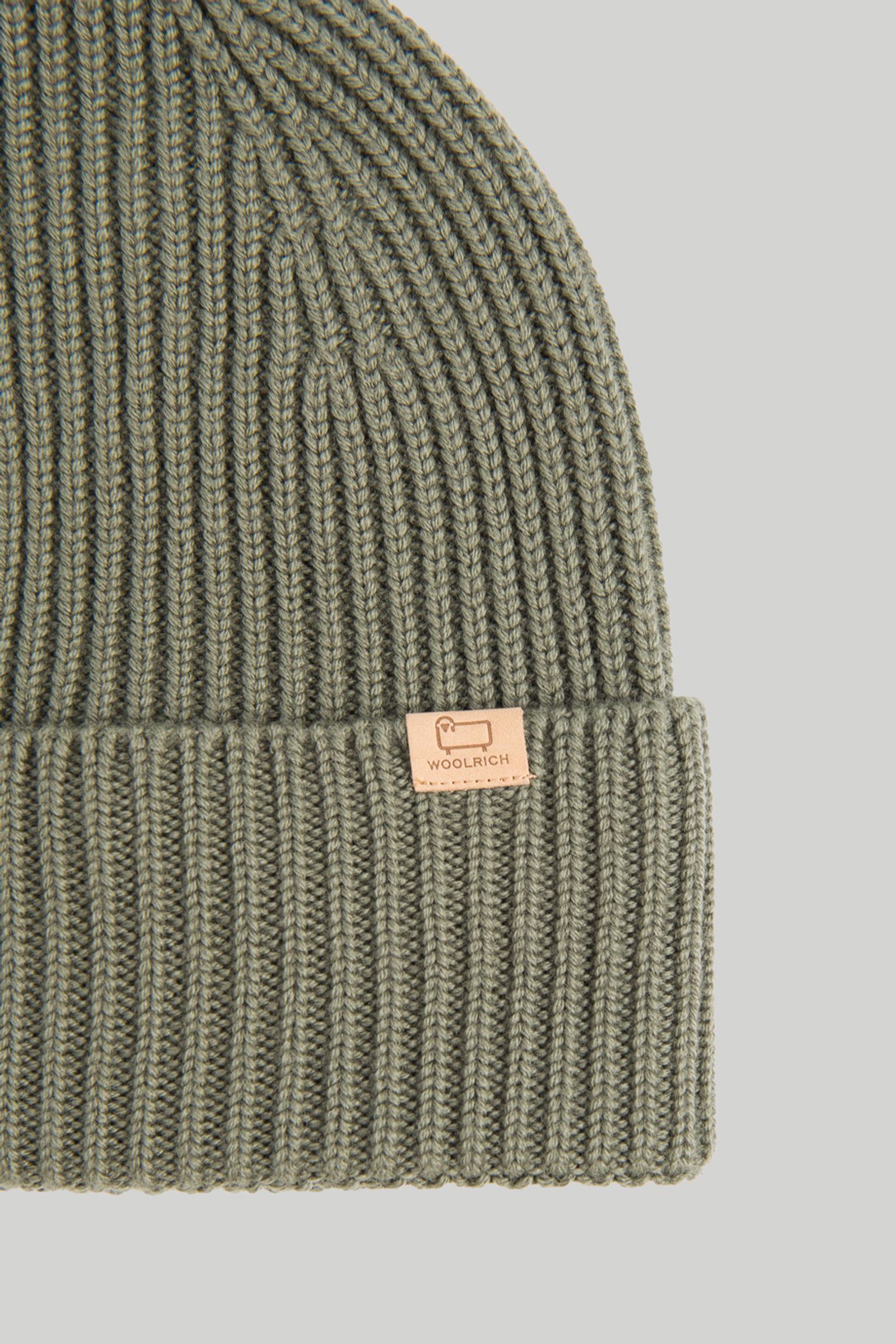 Шапка MERINO WOOL RIBBED BEANIE