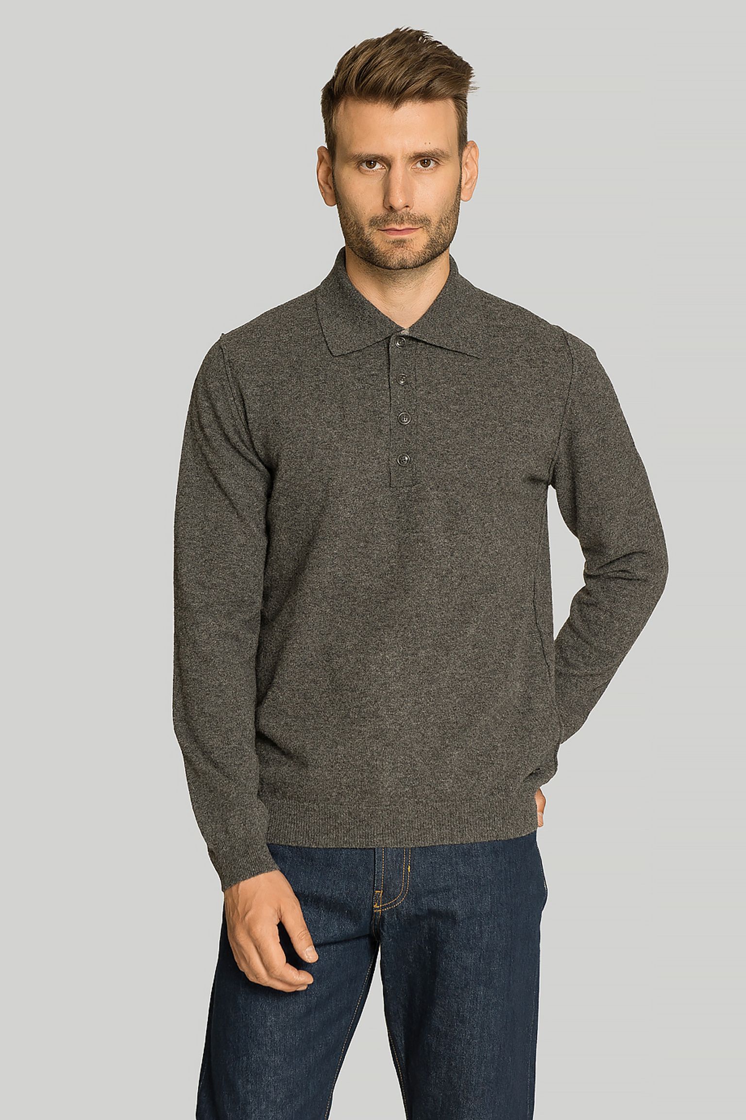 Поло MERINOS POLO PULLOVER