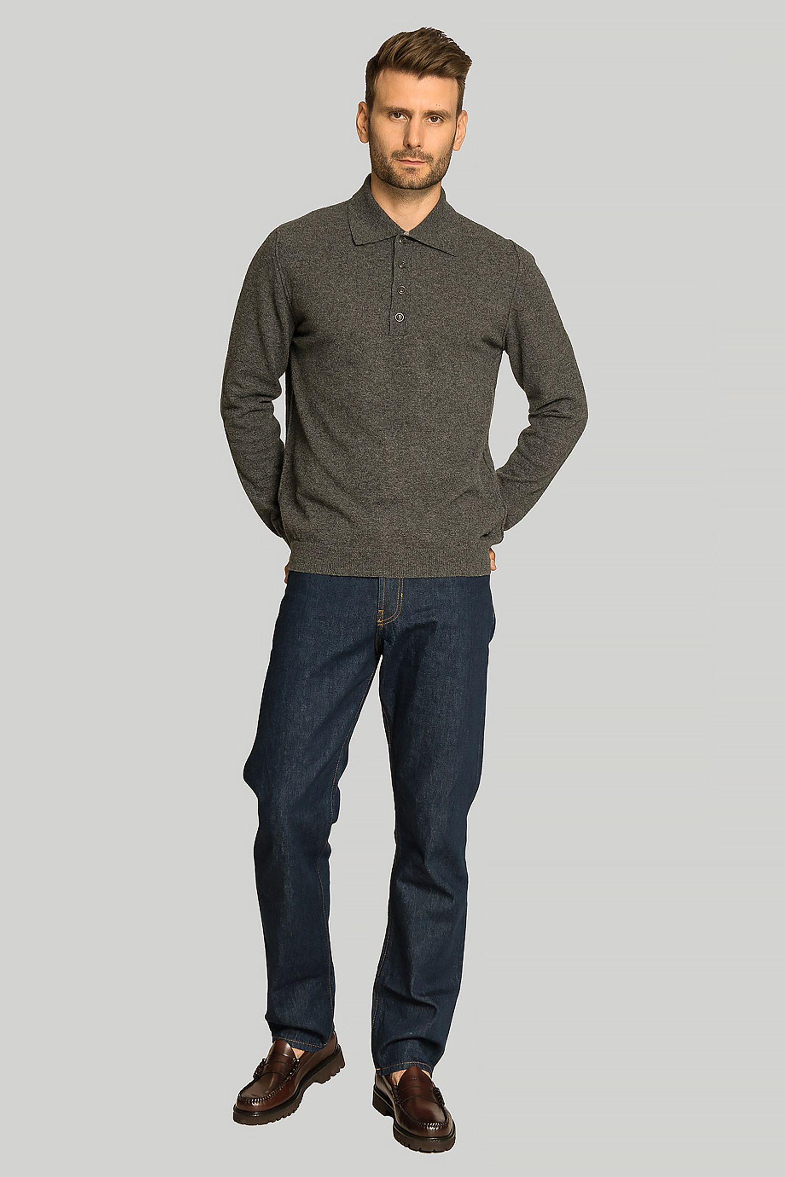 Поло Woolrich MERINOS POLO PULLOVER