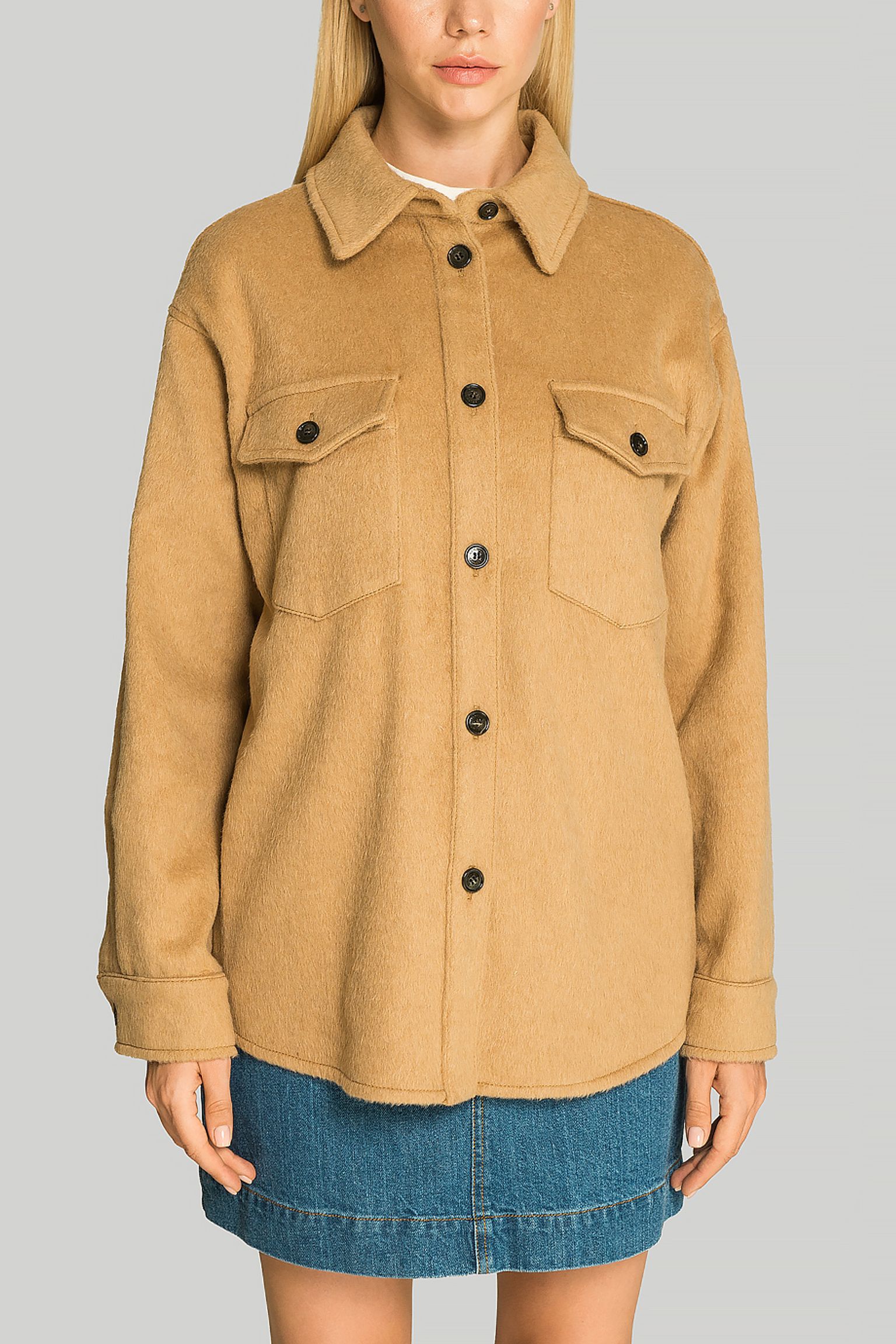 Овершот Woolrich LIGHT WOOL OVERSHIRT з доставкою