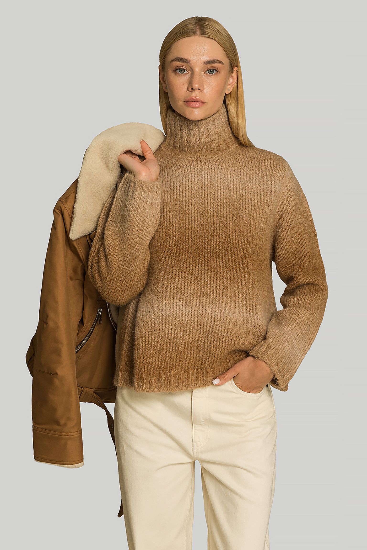 Светр Woolrich CASHMERE BLEND HOODIE купити