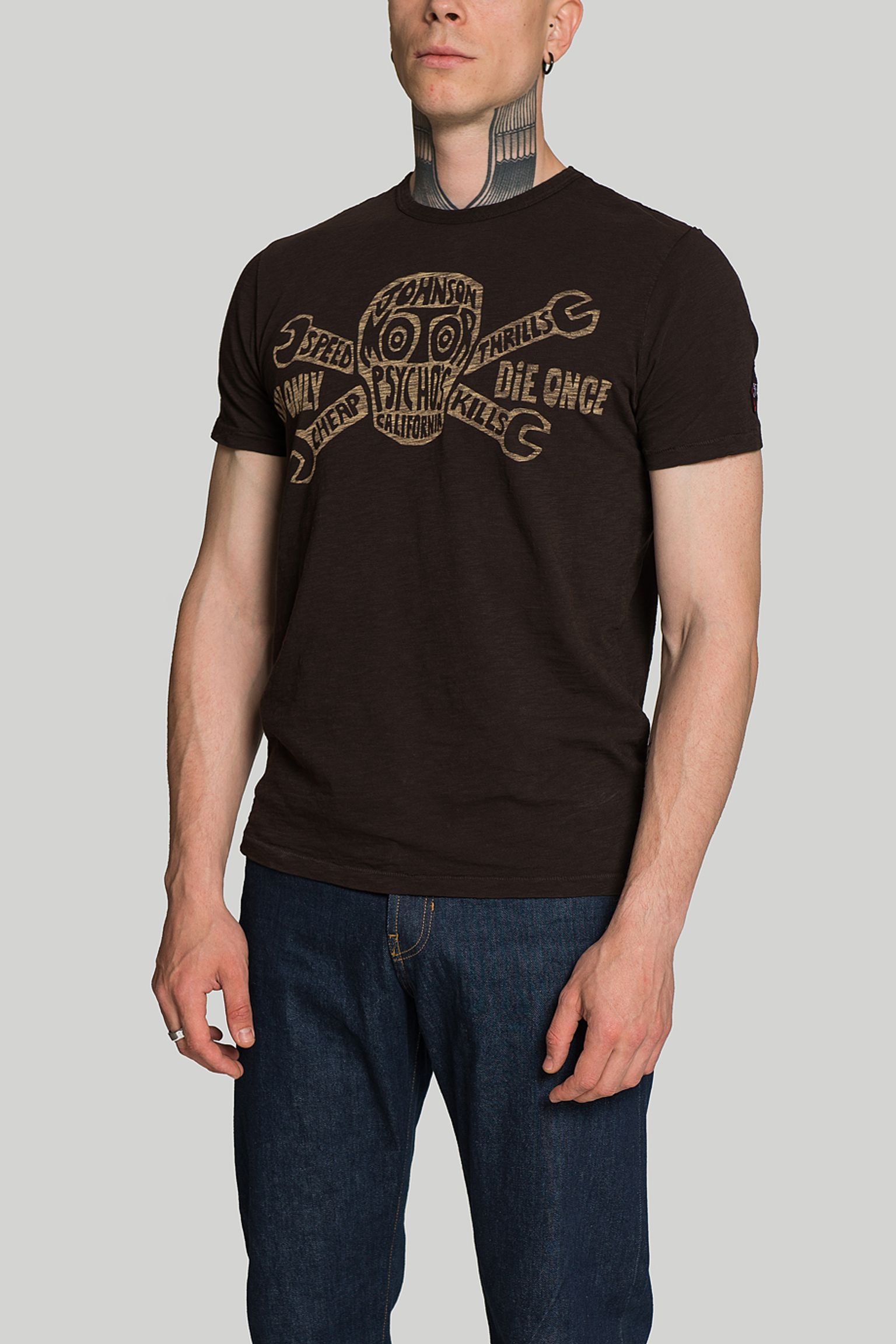 Широкий выбор Футболка Johnson Motors ONLY LIVE ONCE
