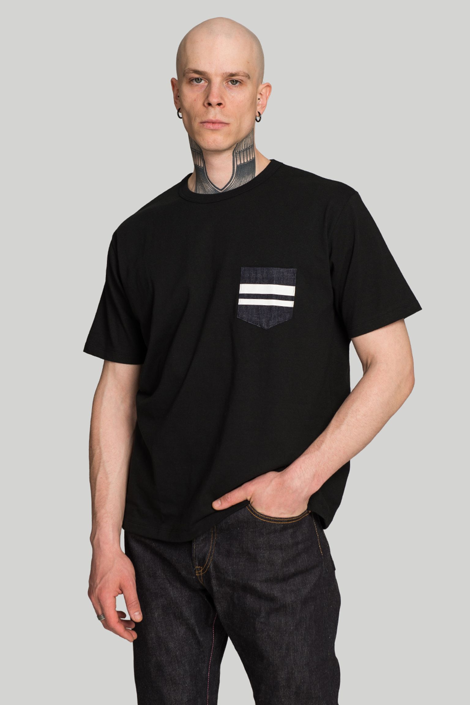 Футболка Momotaro Jeans GTB Denim Pocket T-shirts купить