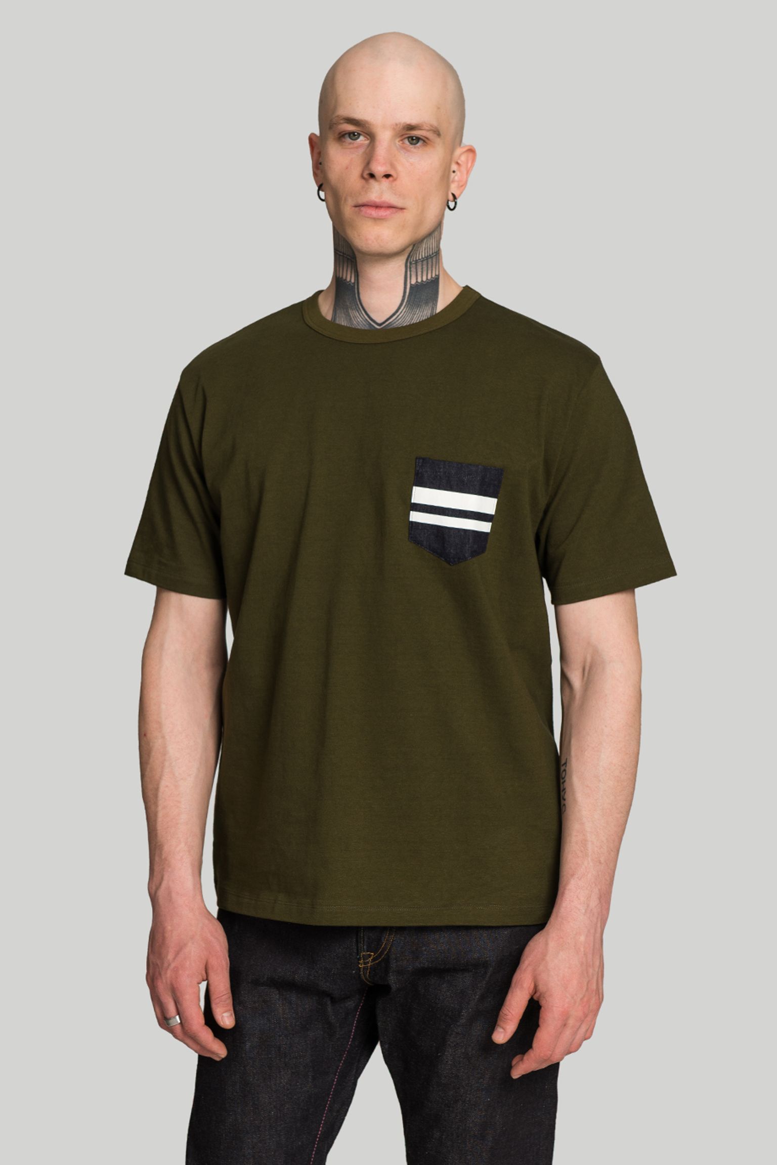 Футболка Momotaro Jeans GTB Denim Pocket T-shirts купить