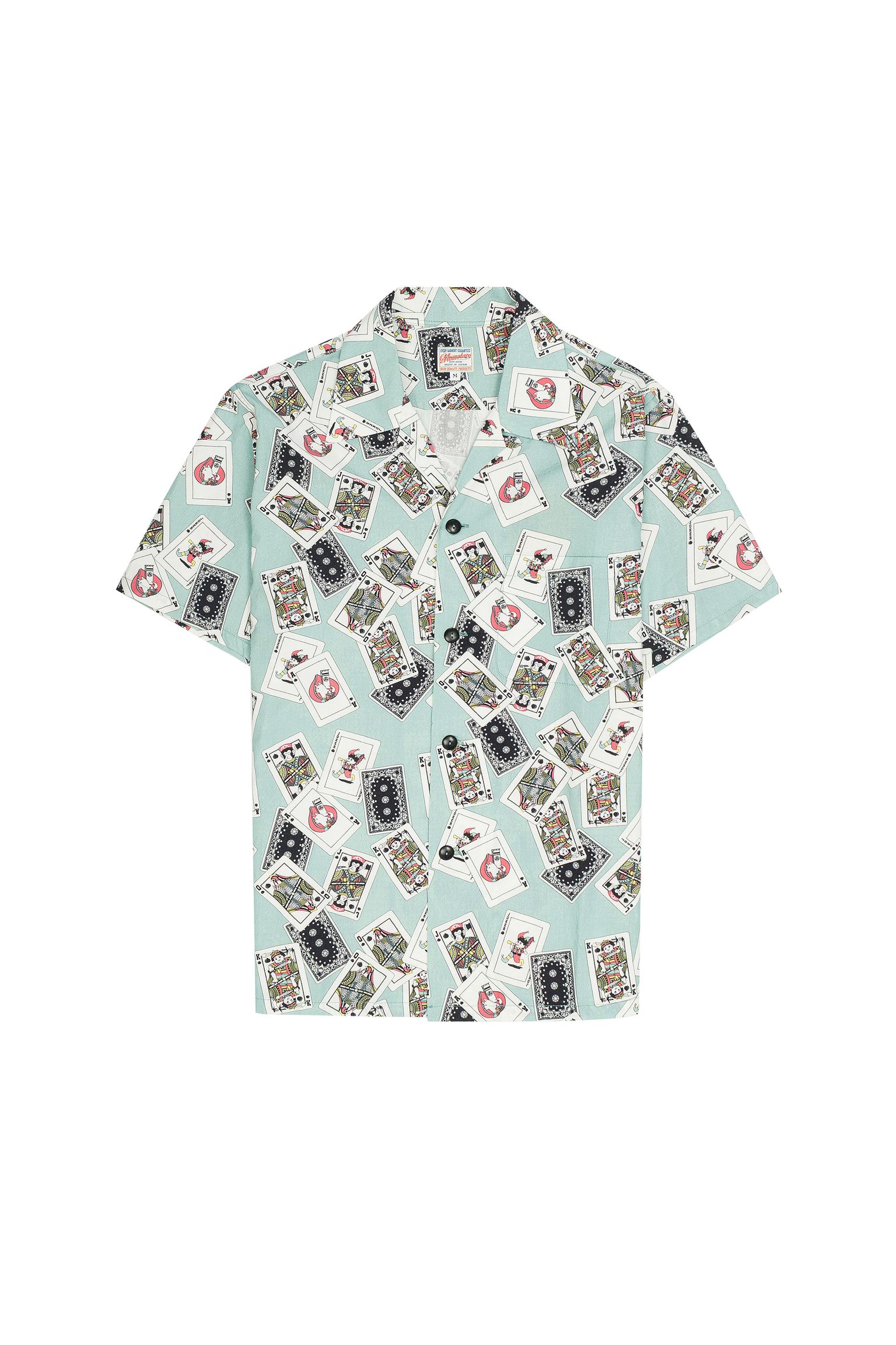 Рубашка Momotaro Jeans Original cards design Hawaiian купить