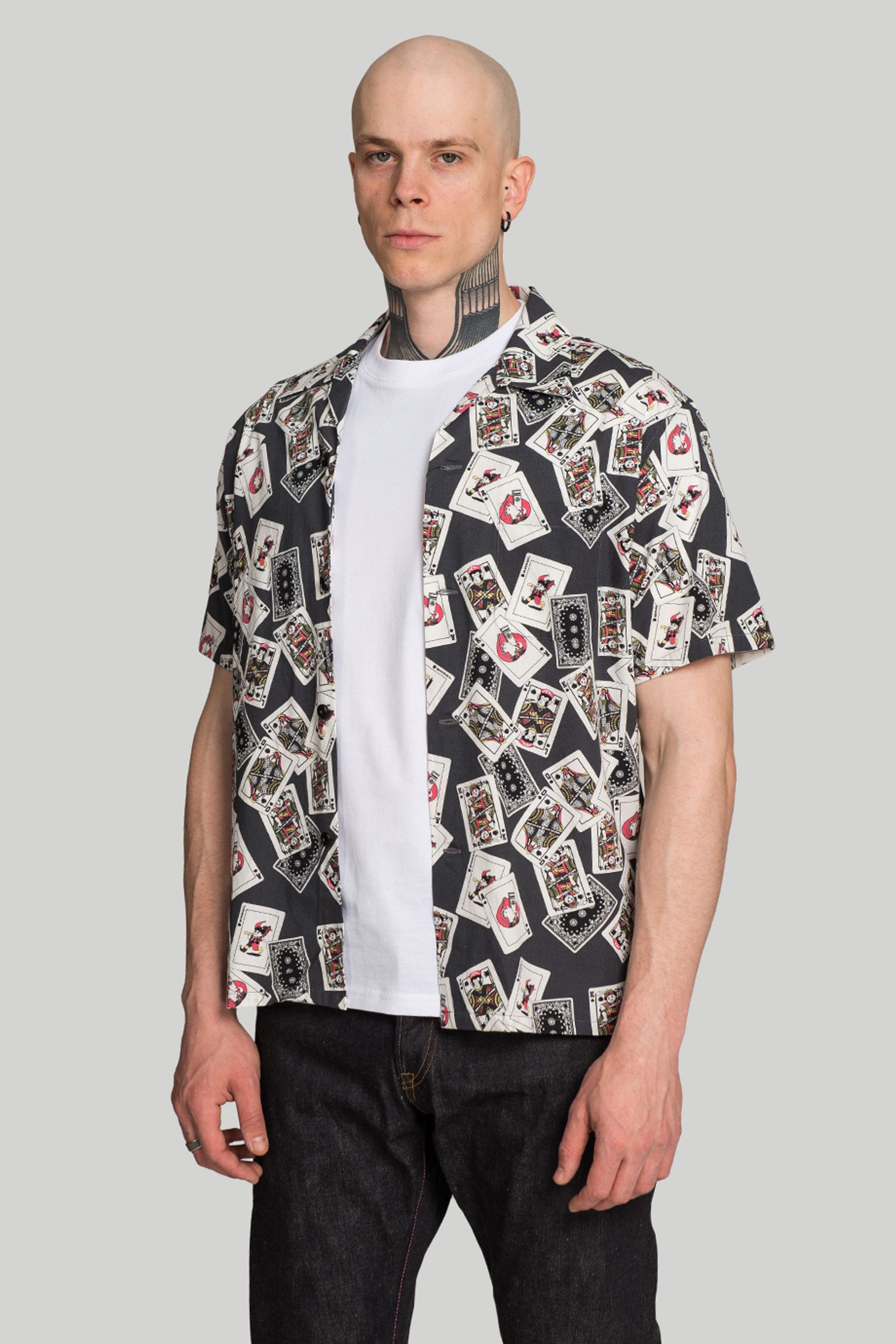 Рубашка Momotaro Jeans Original cards design Hawaiian купить в Украине