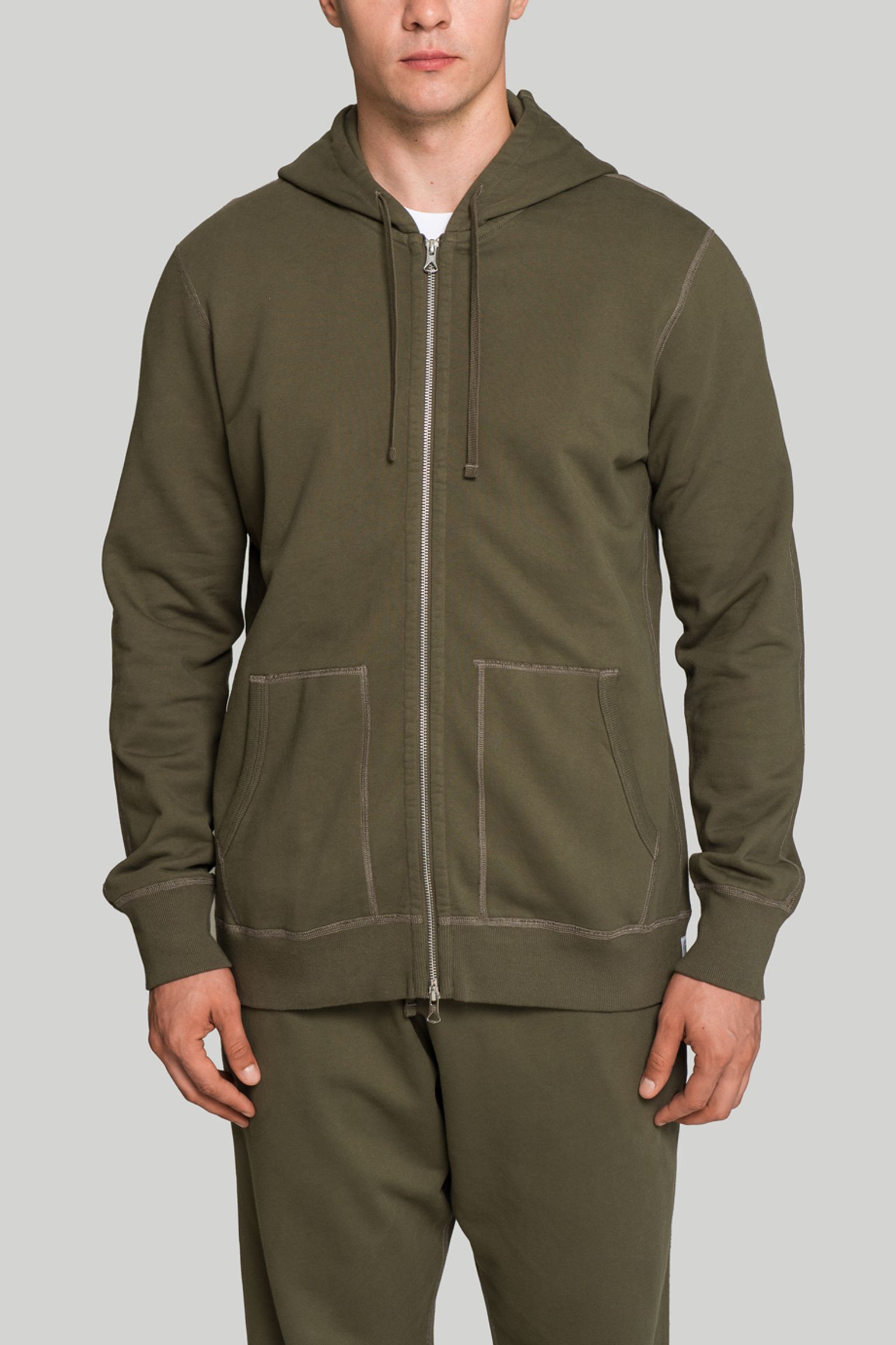 Стильные Спортивная кофта REIGNING CHAMP FULL ZIP HOODIE