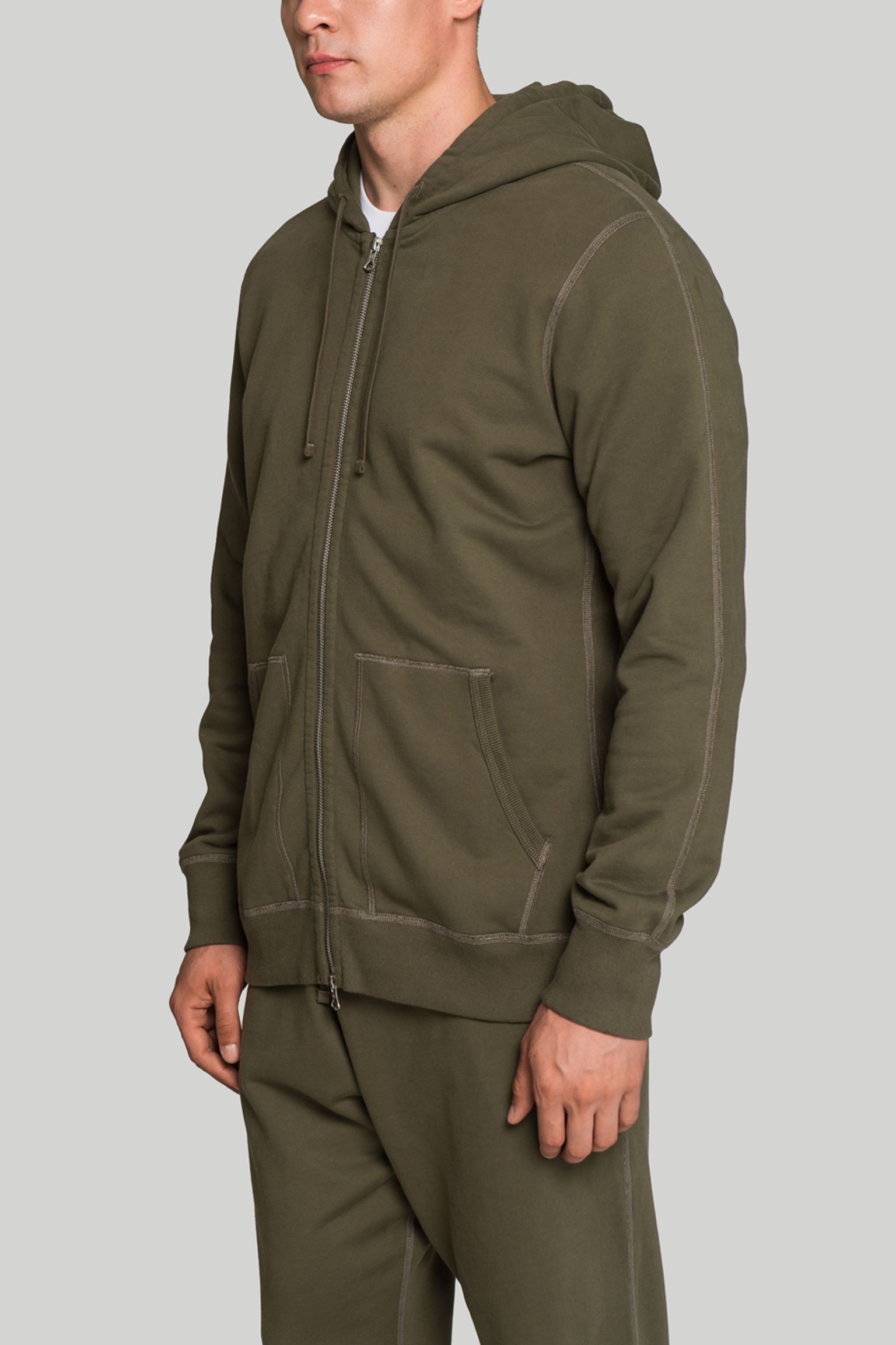 Широкий выбор Спортивная кофта REIGNING CHAMP FULL ZIP HOODIE