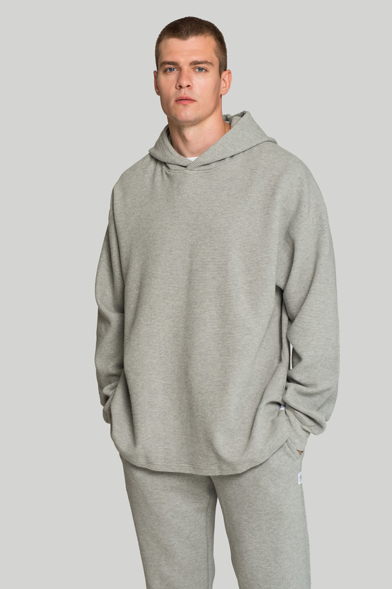 Худі REIGNING CHAMP Knit Flatback Waffle Pullover