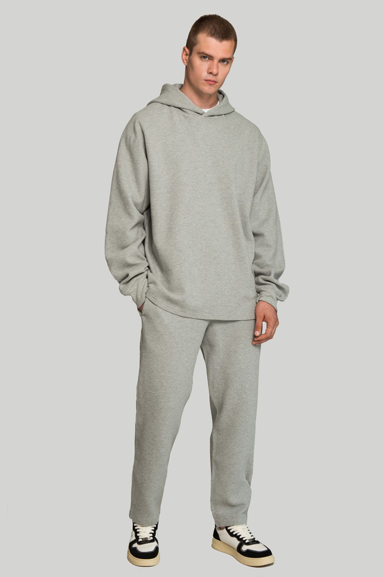 Худі REIGNING CHAMP Knit Flatback Waffle Pullover