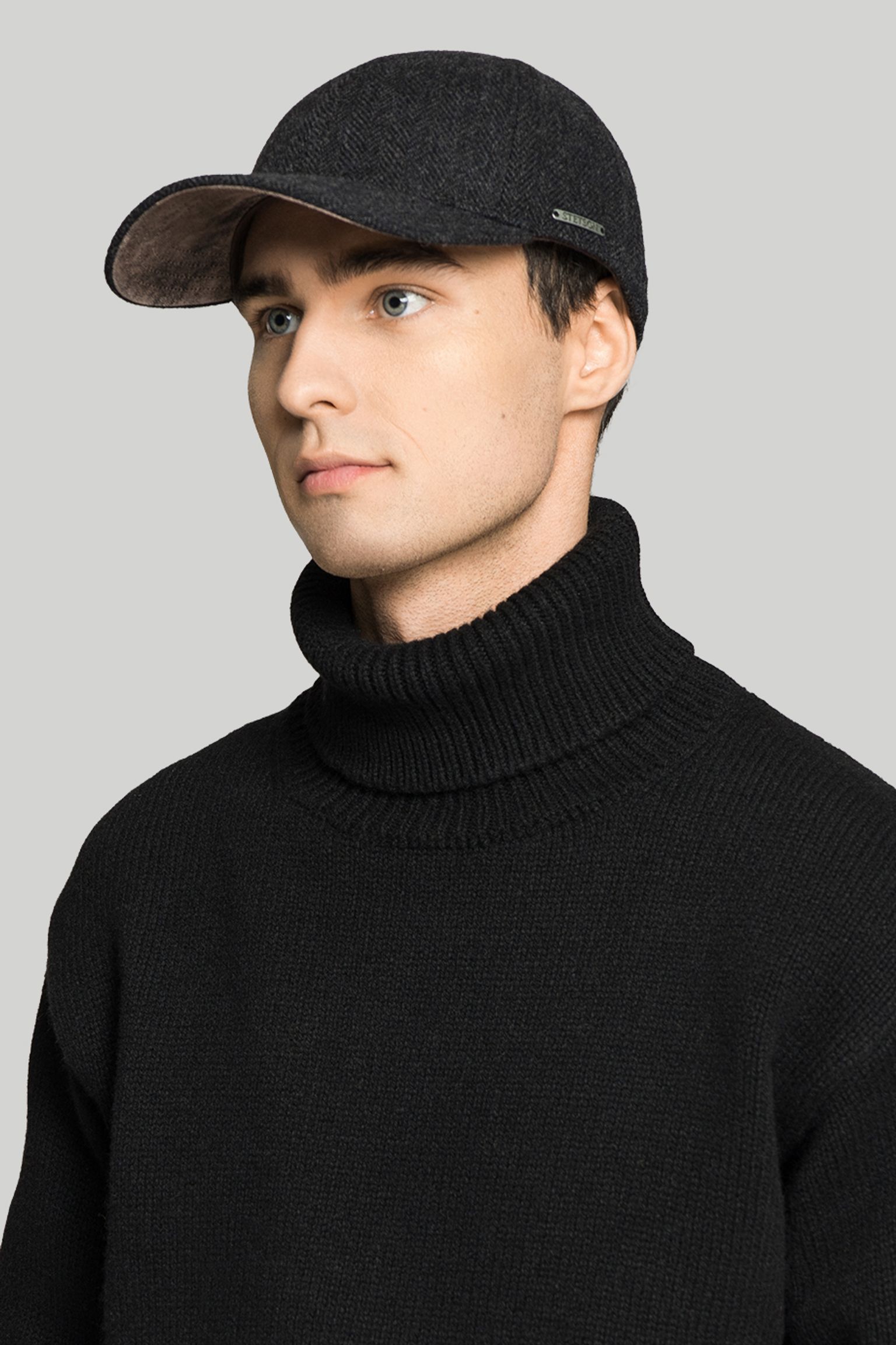 Бейсболка Stetson Baseball Cap Wool Herringbone