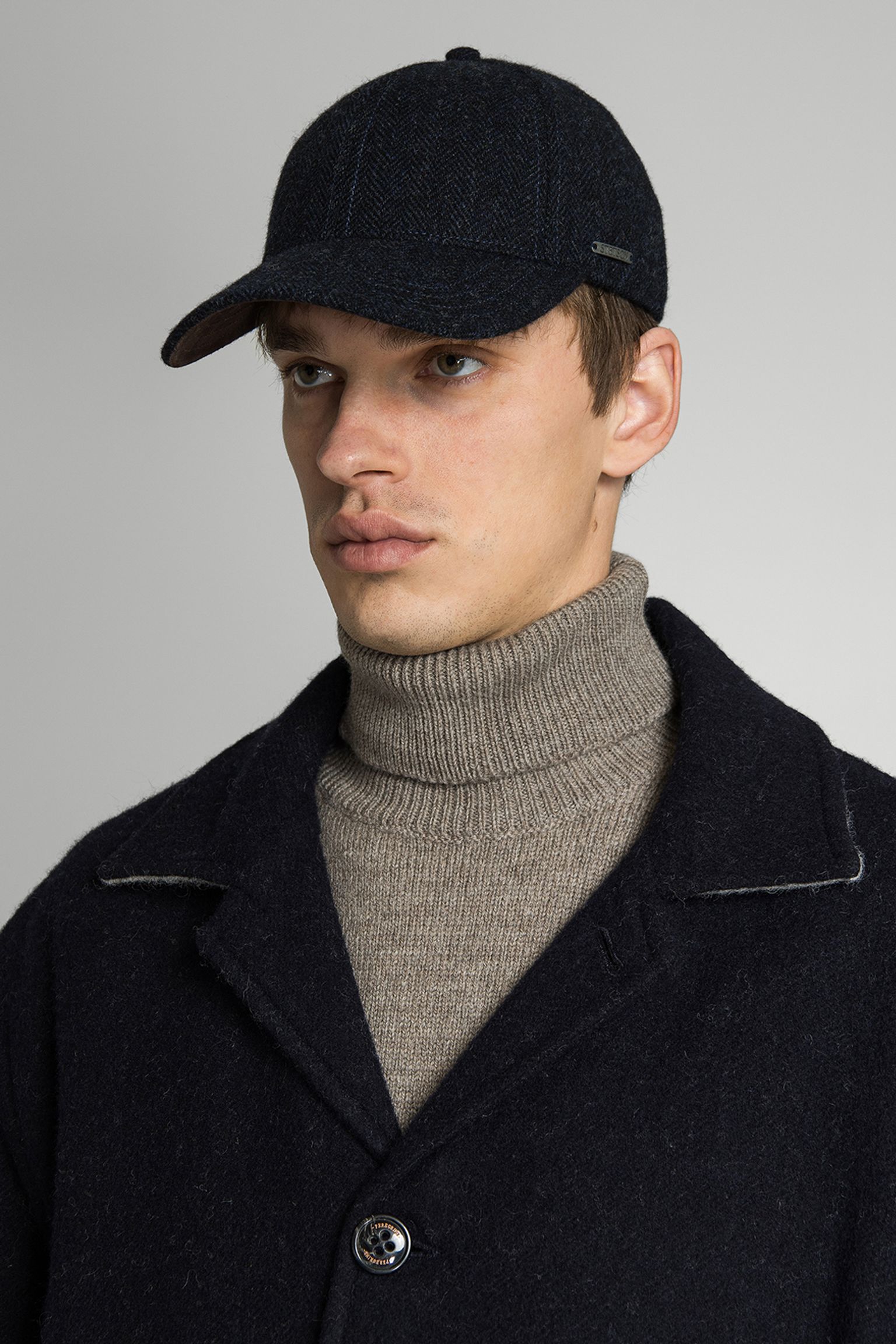 Бейсболка Baseball Cap Wool Herringbone