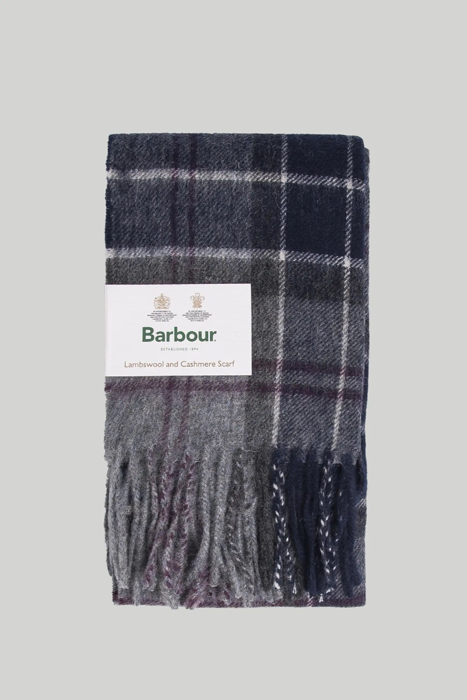 Шарф WOOL CASHMERE TARTAN SCARF