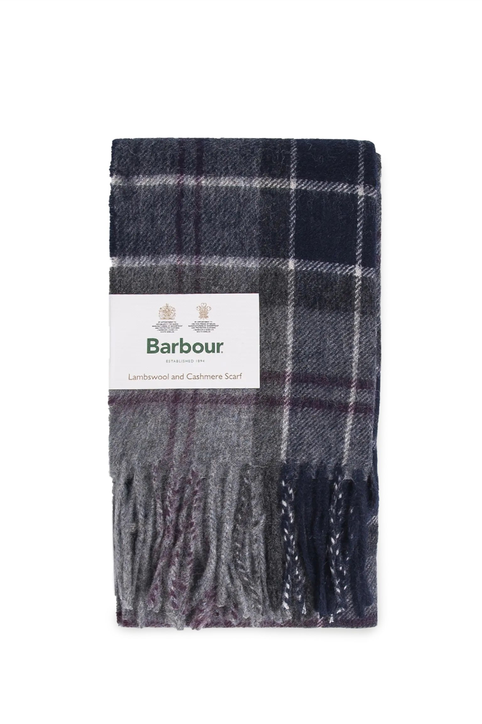 Шарф WOOL CASHMERE TARTAN SCARF