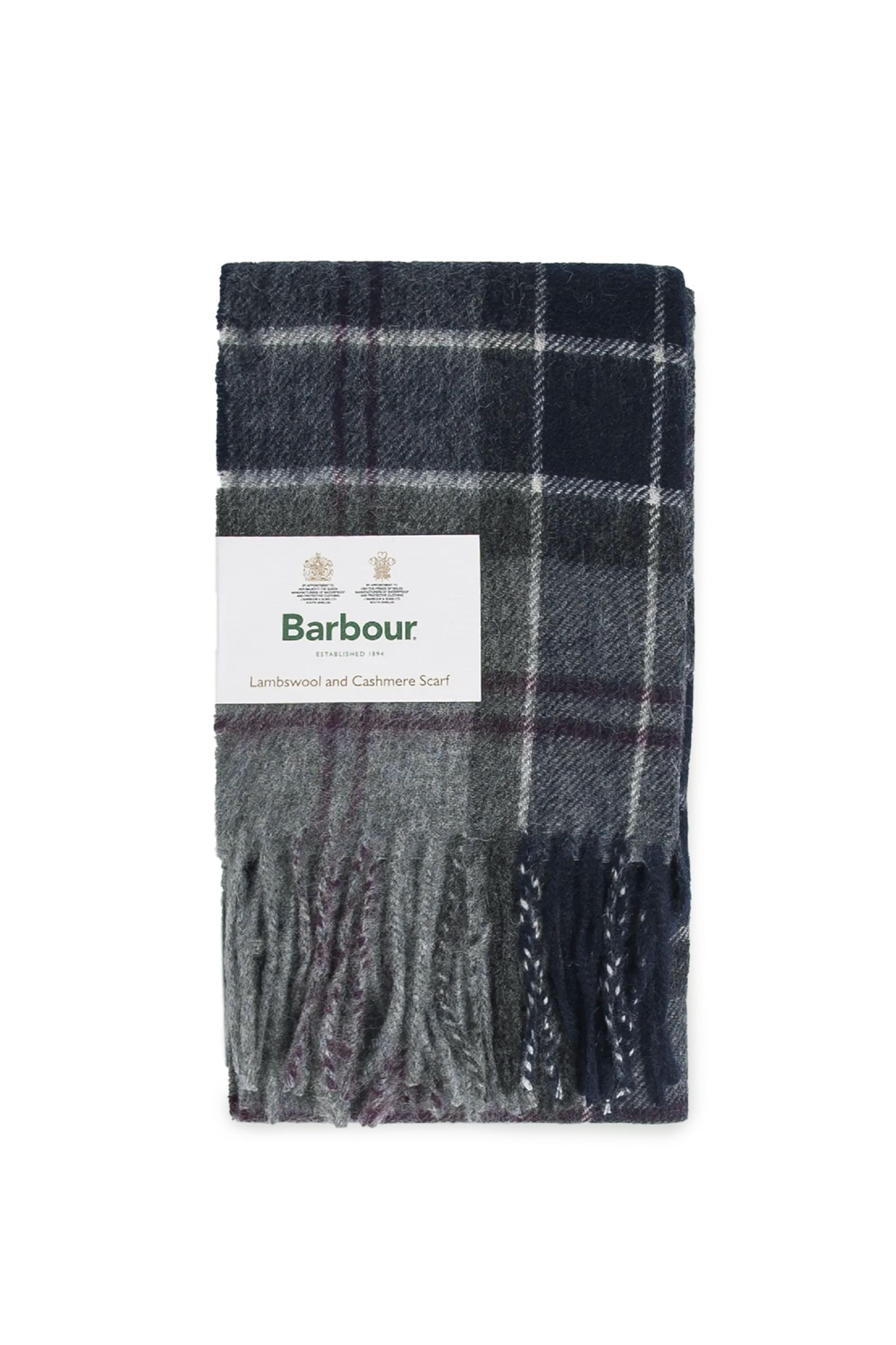Шарф WOOL CASHMERE TARTAN SCARF купить
