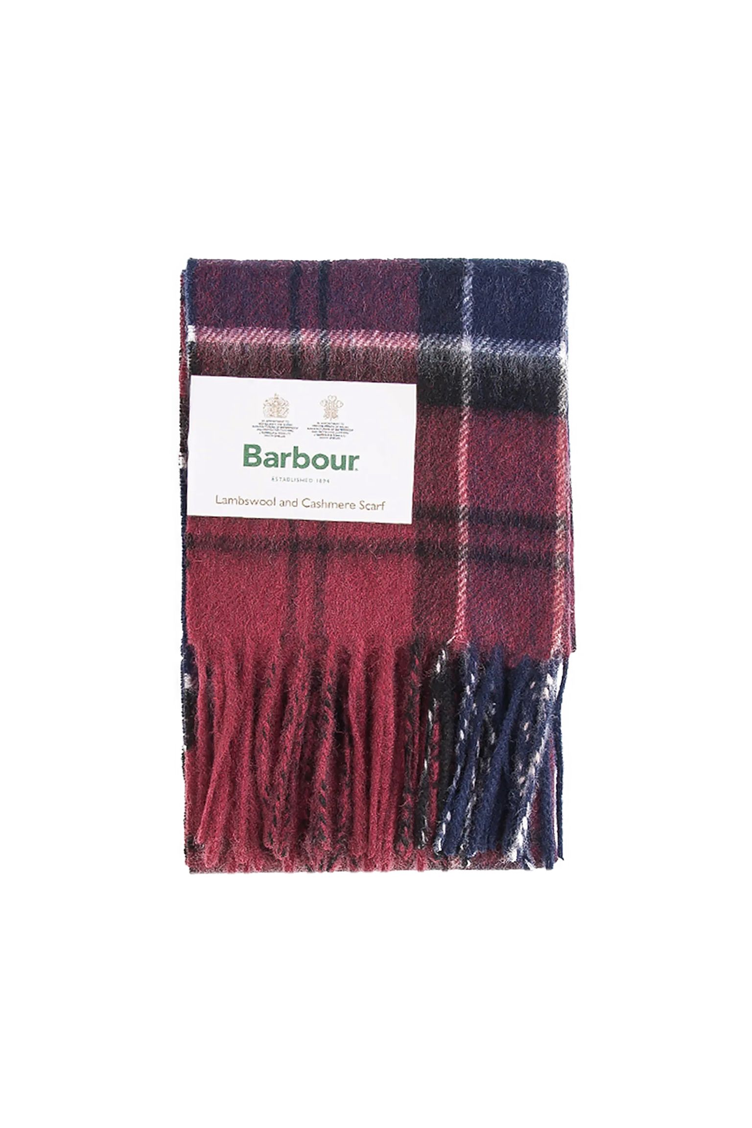 Шарф WOOL CASHMERE TARTAN SCARF